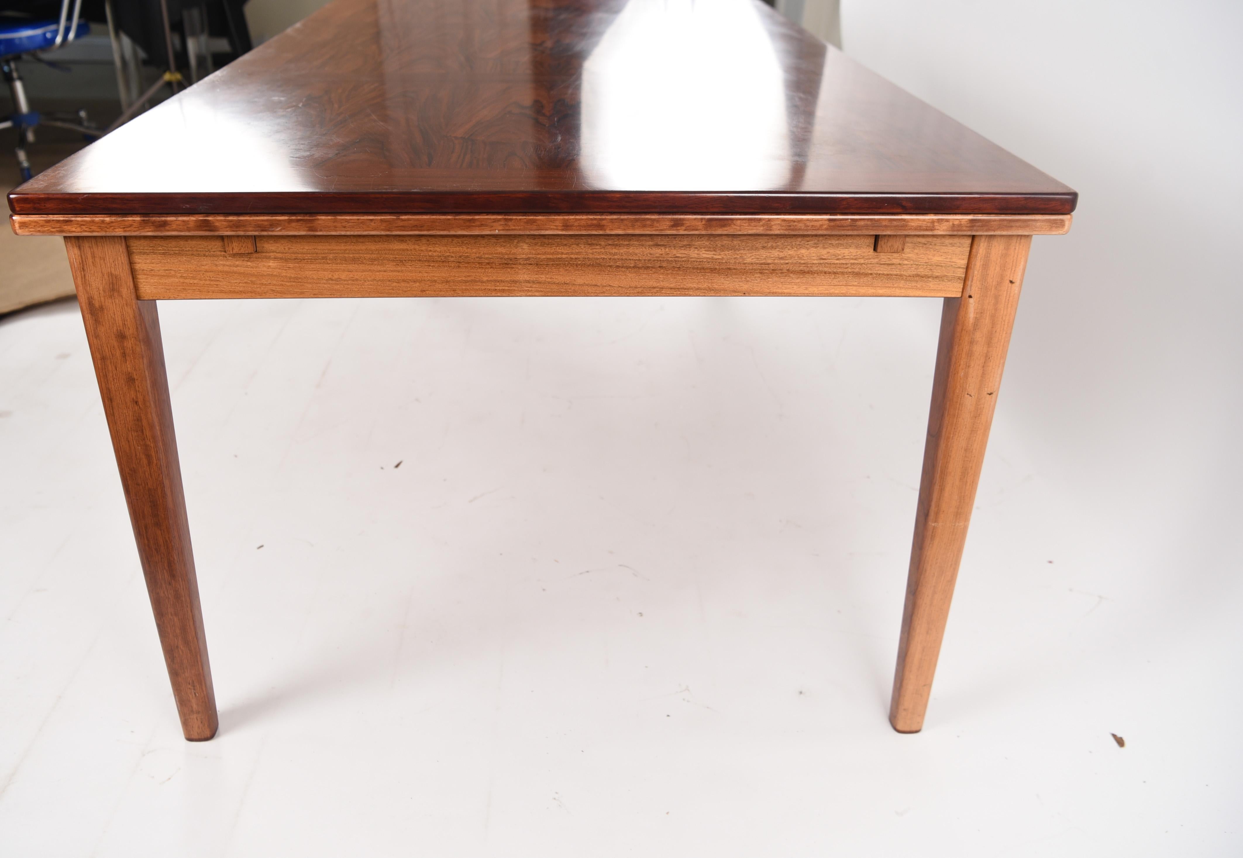 Midcentury Rosewood Extension Dining Table 4