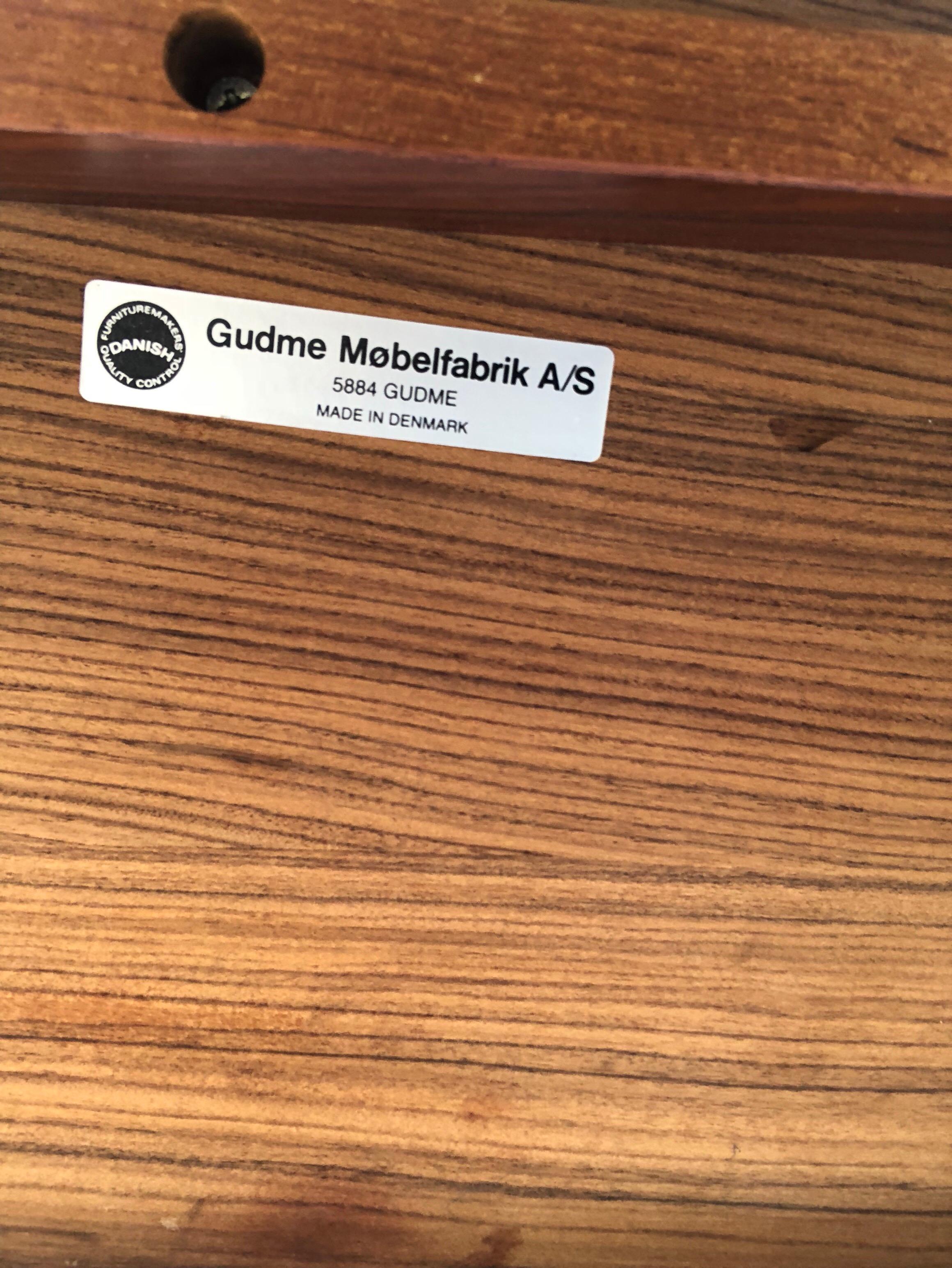 Danish Mid-Century Rosewood Extension Table by Niels Otto Moller for Gudme Mobelfabrik
