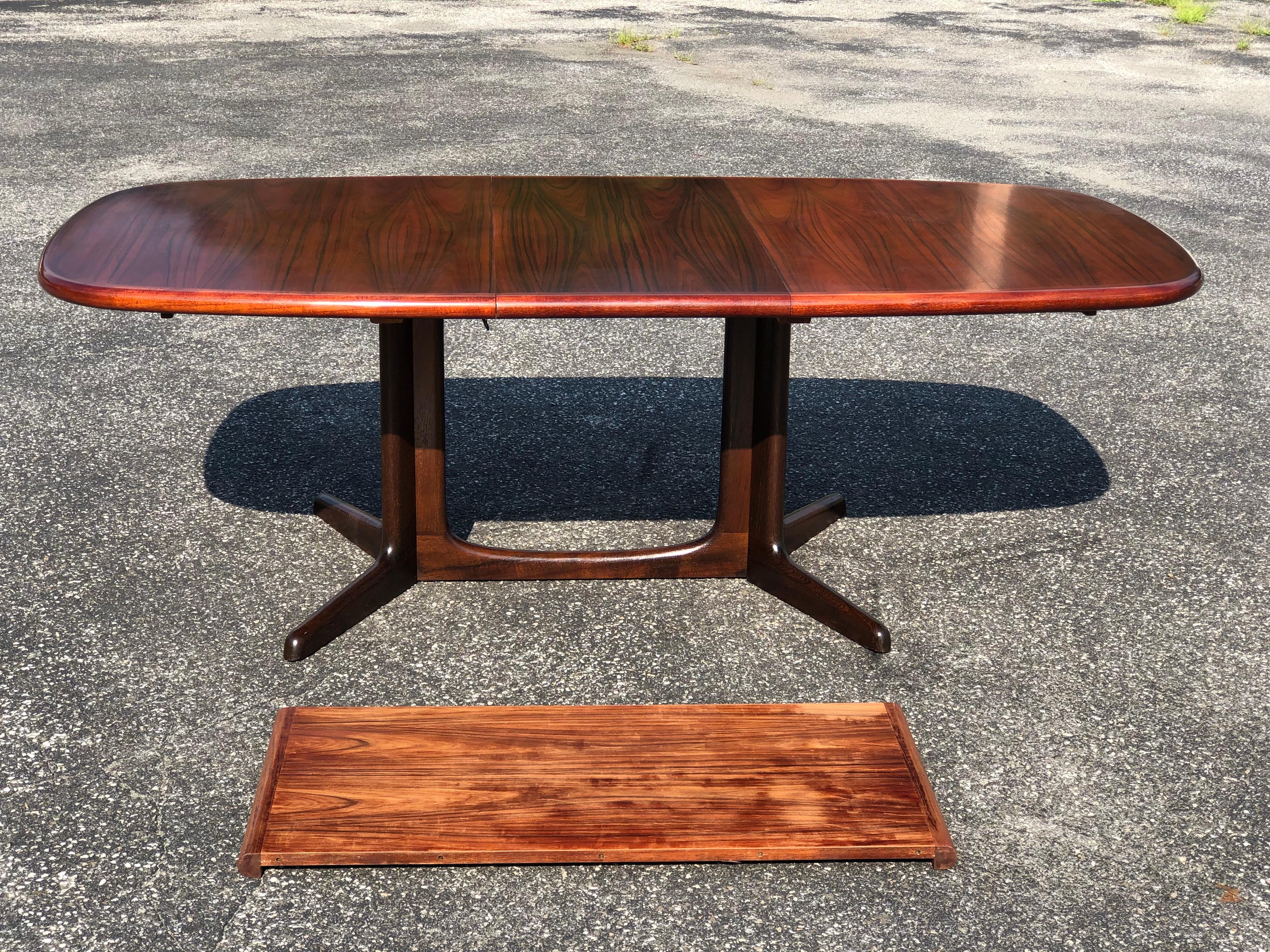 Mid-Century Rosewood Extension Table by Niels Otto Moller for Gudme Mobelfabrik 1