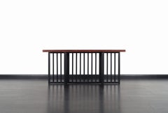 Mid-Century Rosewood "Flip-Top" Dining Table or Console Table by Harvey Probber