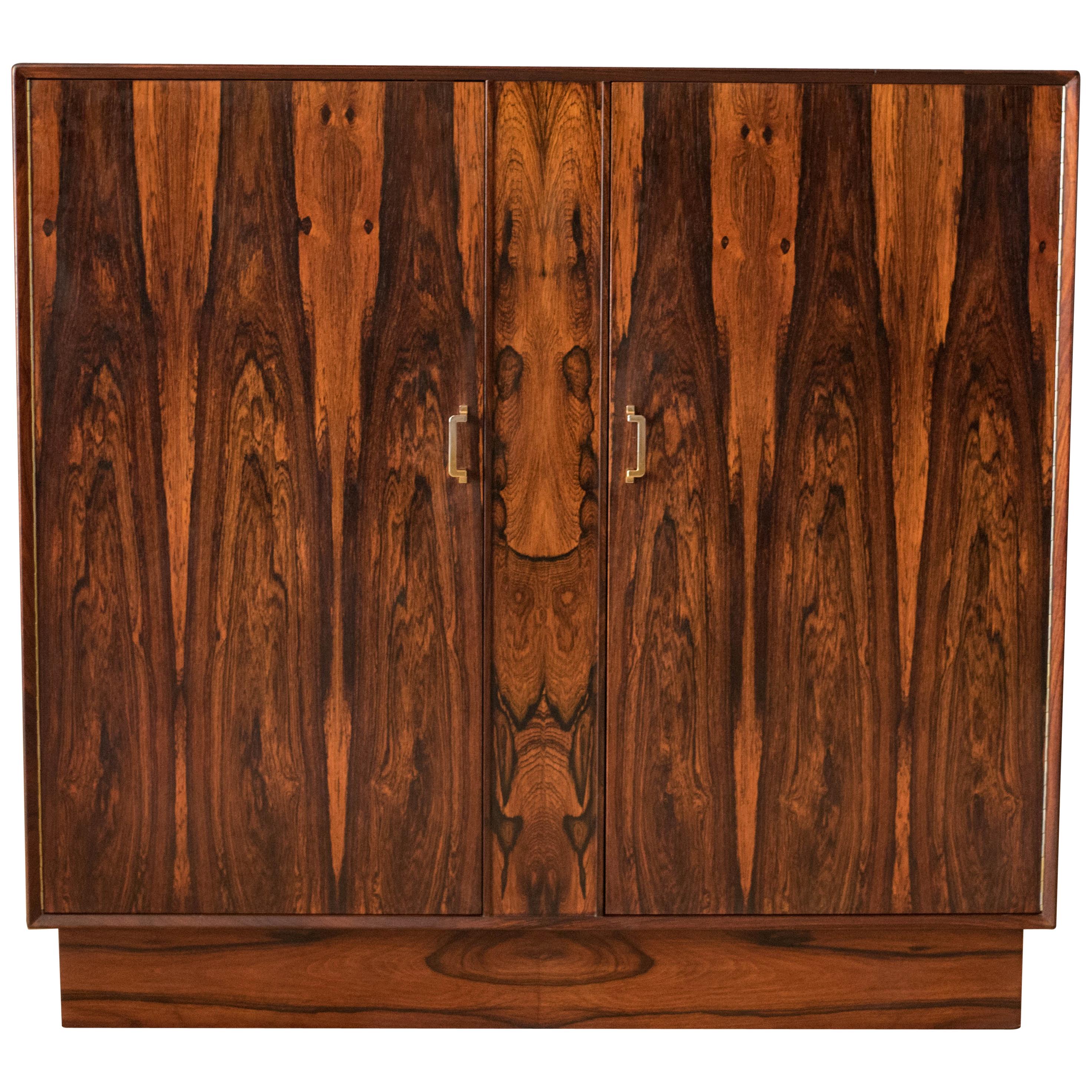 Mid Century Rosewood Gentleman's Dresser Chest by Westnofa