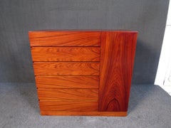 Mid-Century Rosewood Highboy Dresser