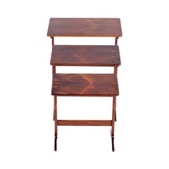 Midcentury Rosewood Nesting Tables by Erling Torvits for Helftborg Møbler