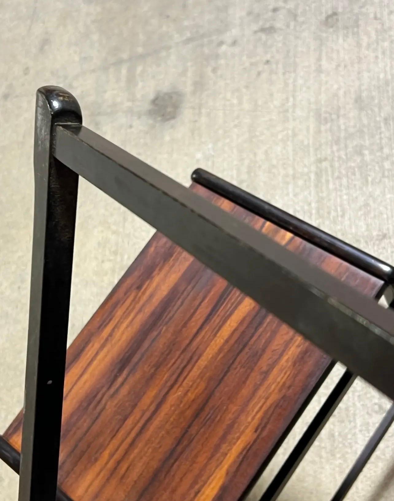 Mid Century Rosewood Nesting Tables - Set of 3 For Sale 1