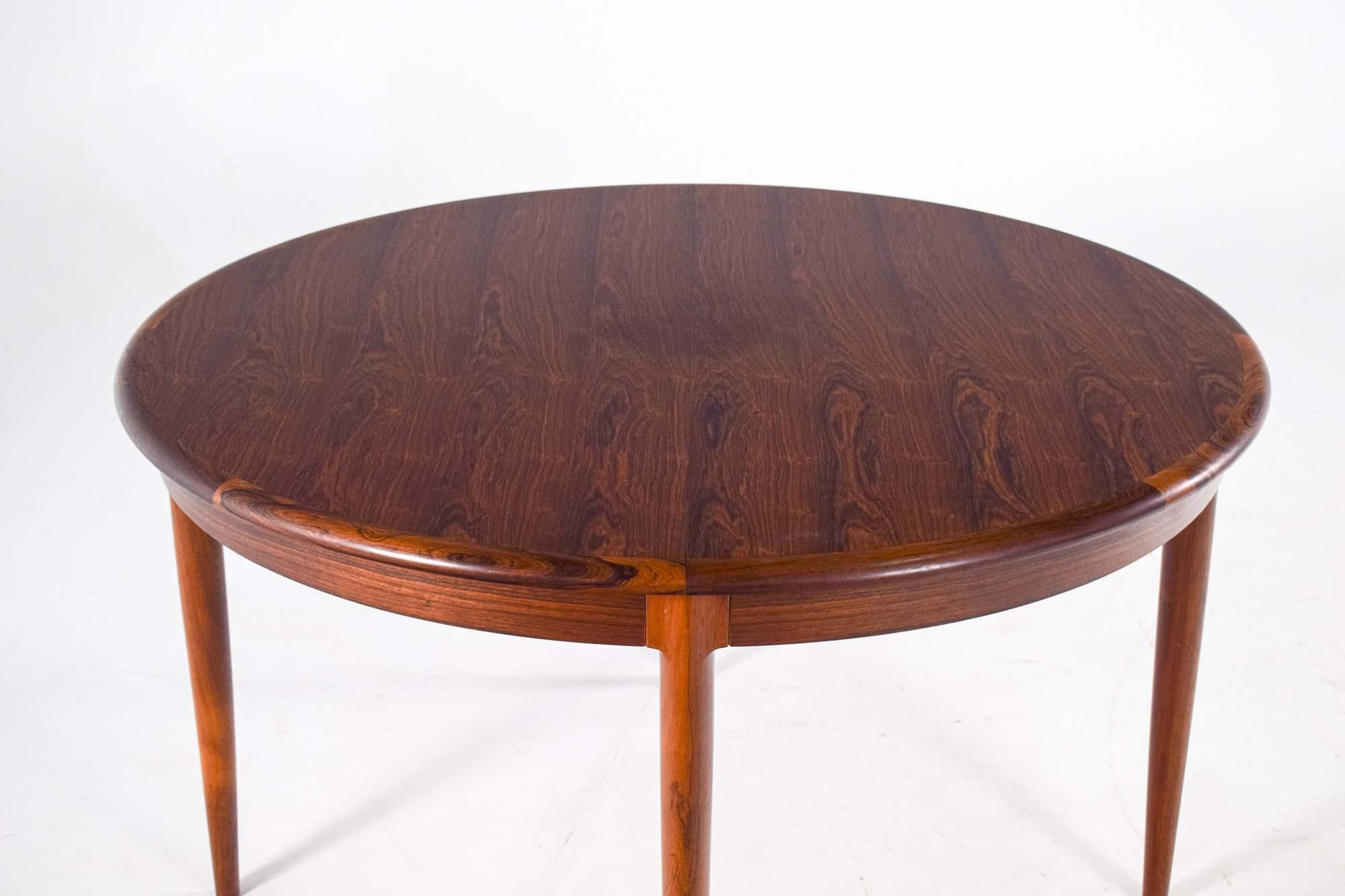 Mid-Century Modern Mid Century Rosewood Niels Moller Dining Table Model 15, 1960s For Sale