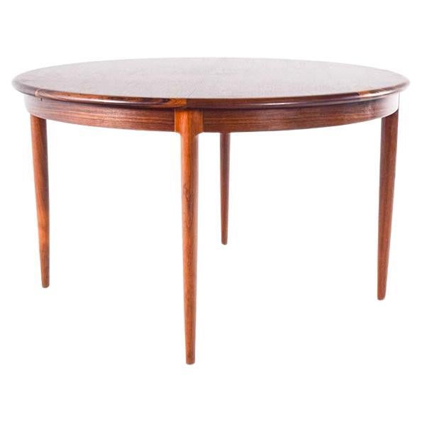 Mid Century Rosewood Niels Moller Dining Table Model 15, 1960s For Sale
