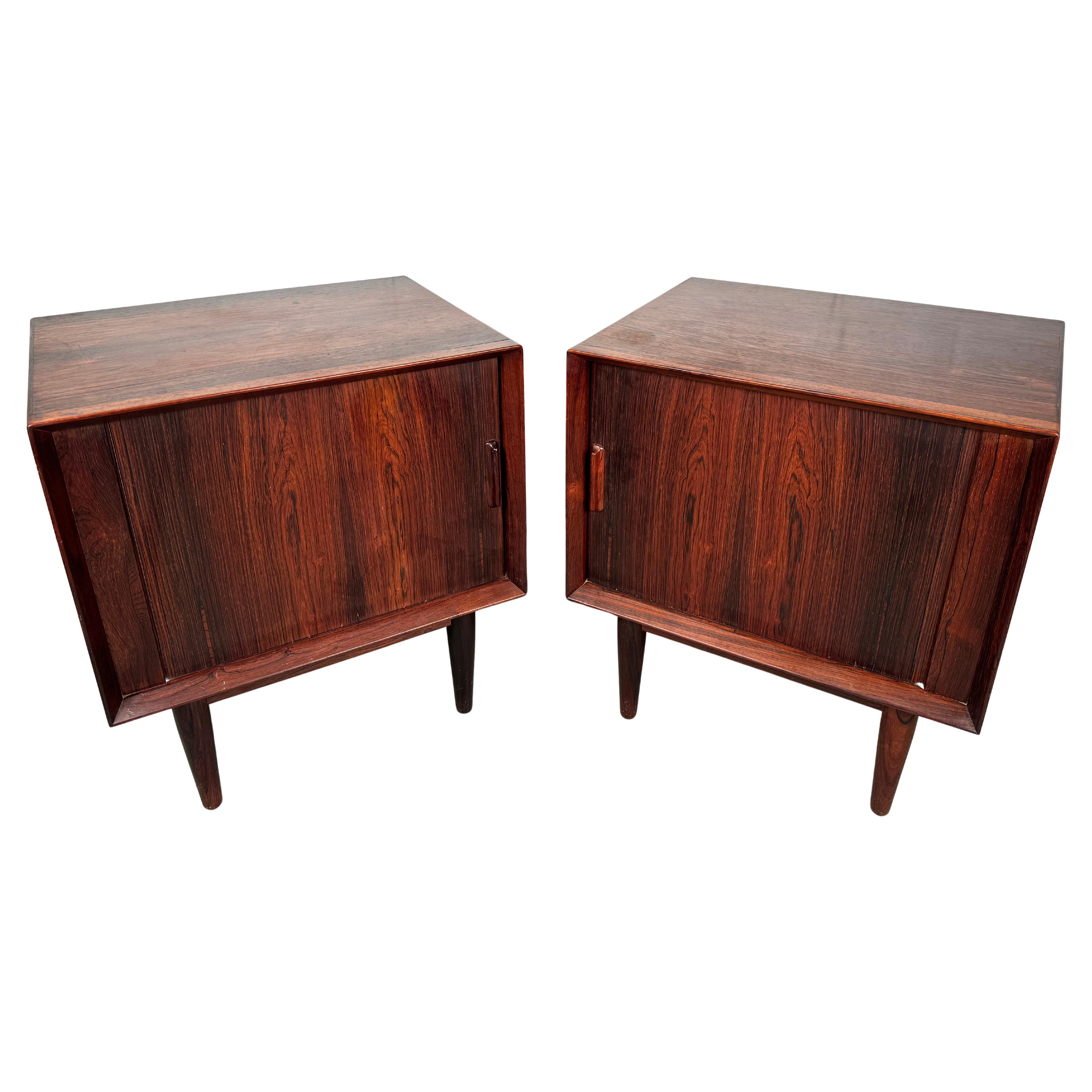 Mid-century Rosewood Nightstands by Falster