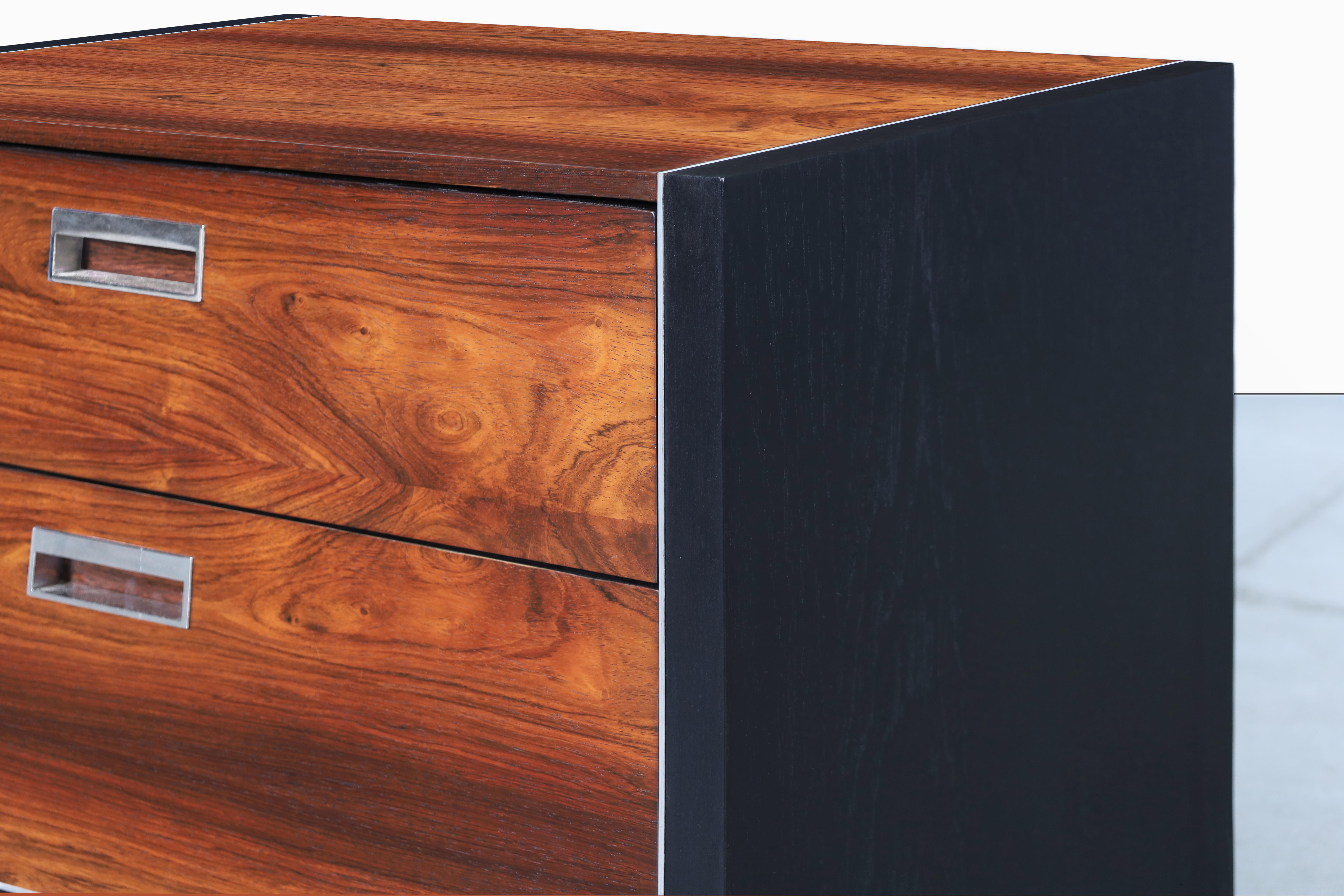Mid-Century Rosewood Nightstands by Robert Baron for Glenn of California 6