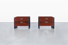 Mid-Century Rosewood Nightstands by Robert Baron for Glenn of California
