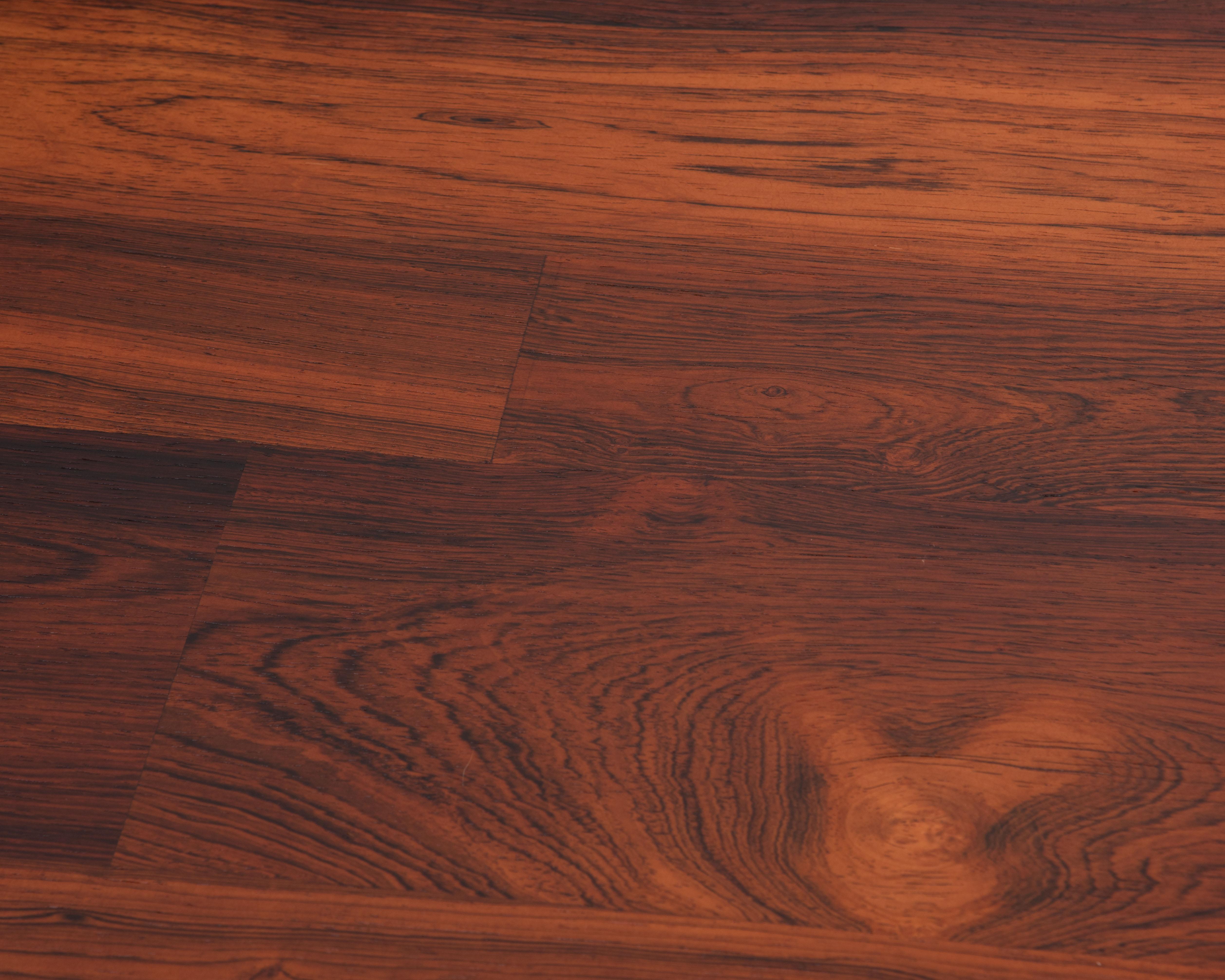 Tavolino da caffè in legno di palissandro di metà secolo Scandinavo Poul Cadovius in vendita 7