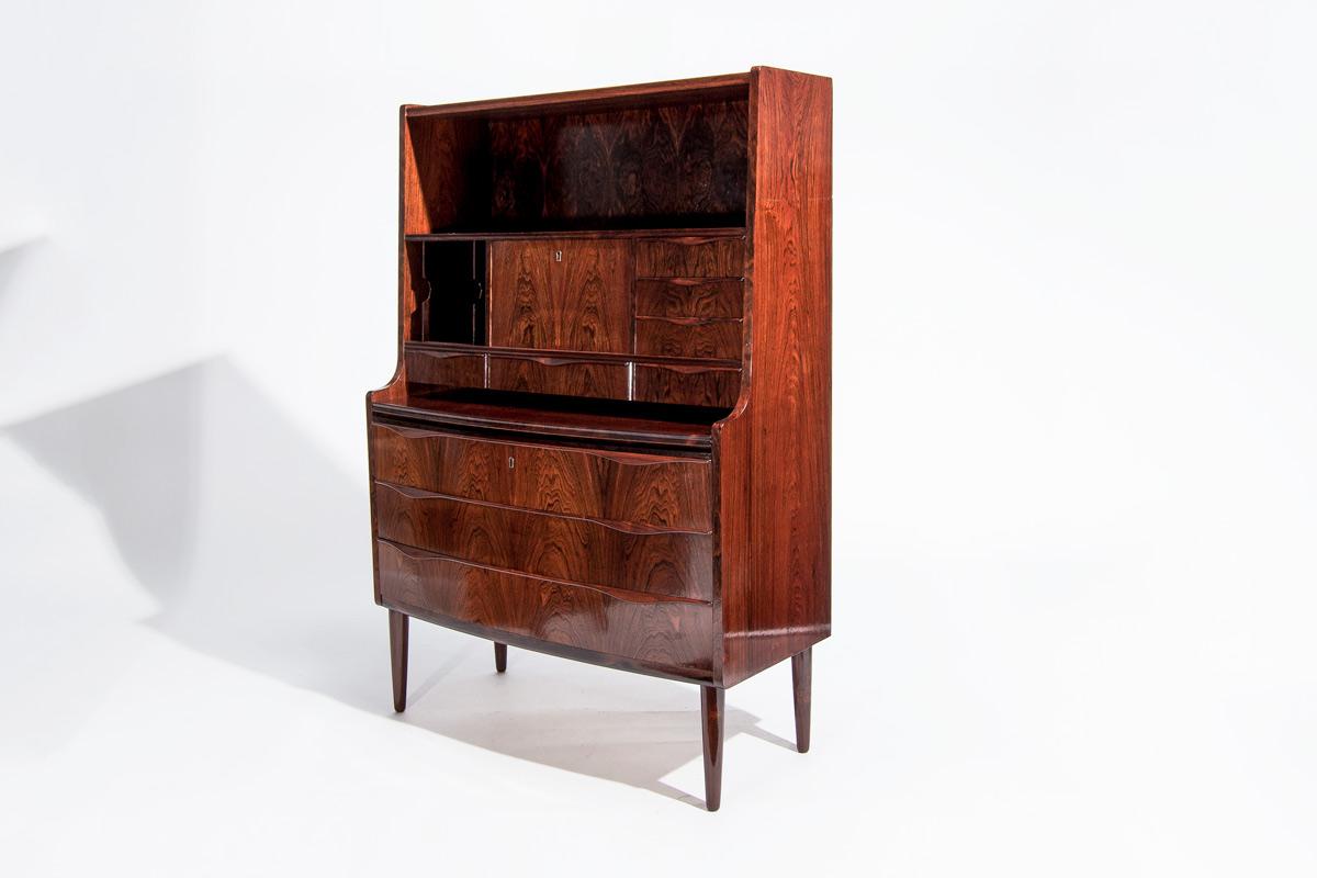 Mid Century Rosewood Secretaire by Erling Torvits, Danish Design 1950’s In Good Condition In London, GB