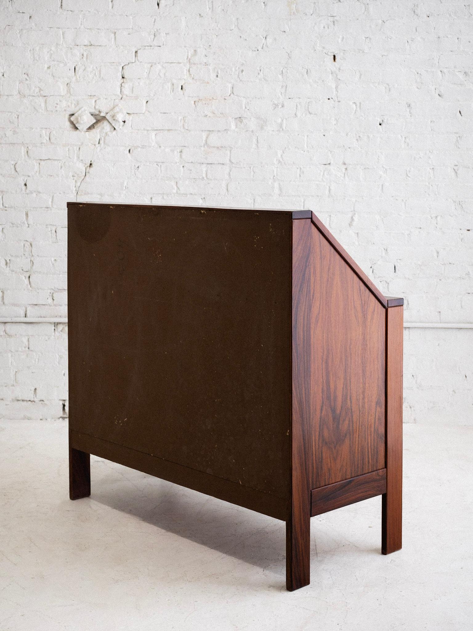 Mid Century Rosewood Secretary Desk For Sale 6