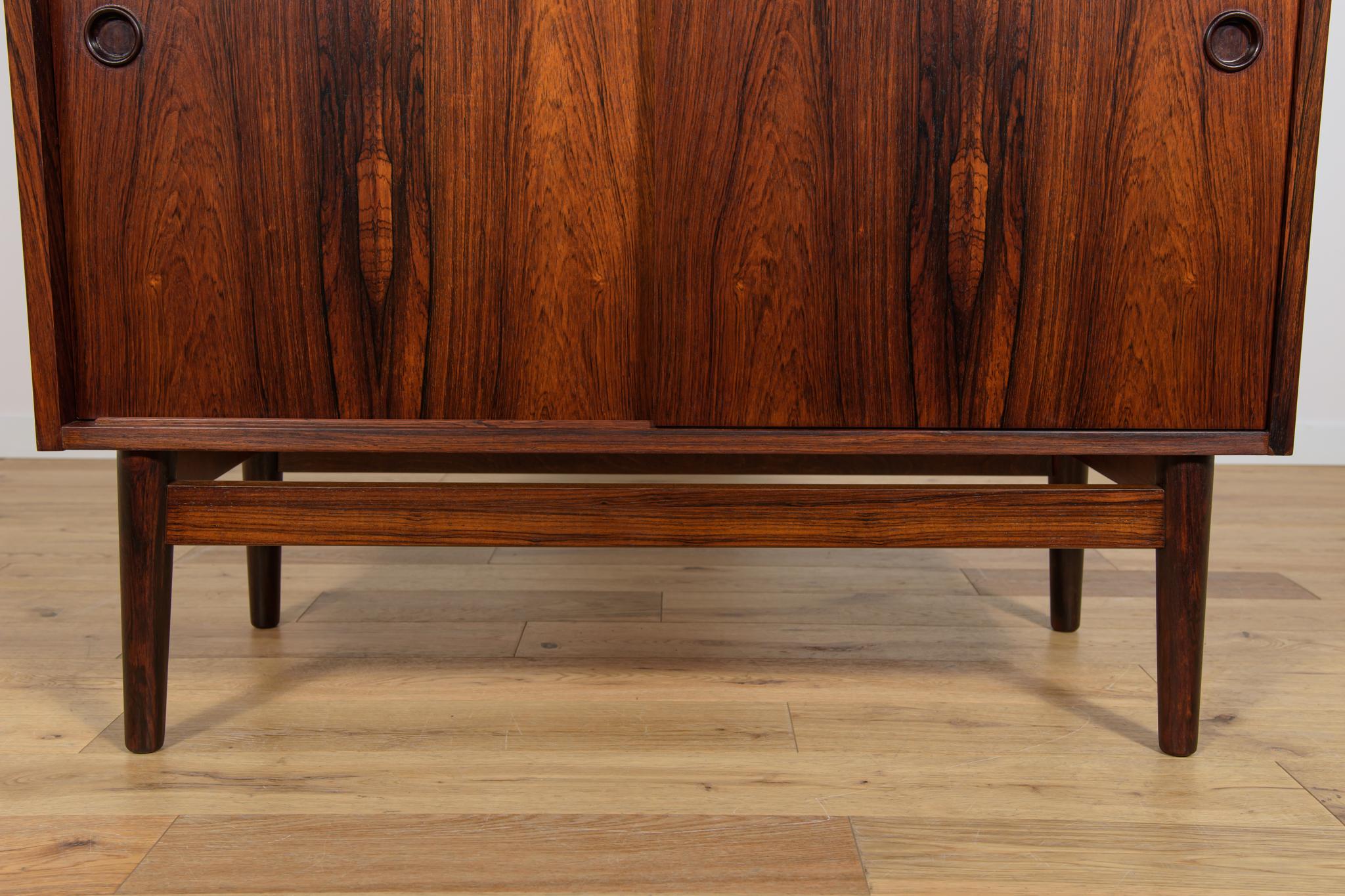 Mid-Century Rosewood Shelf by Johannes Sorth for Bornholm, 1960s For Sale 8