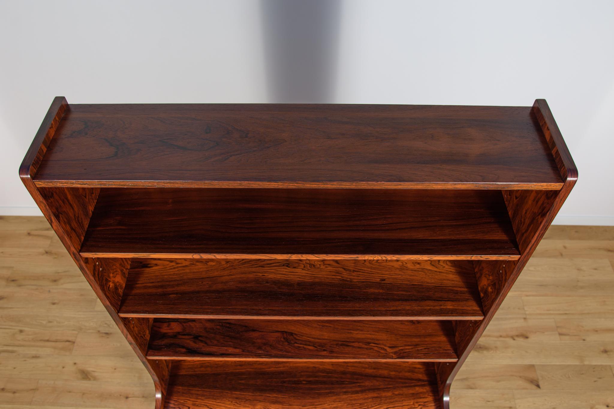 Mid-Century Modern Mid-Century Rosewood Shelf by Johannes Sorth for Bornholm, 1960s For Sale