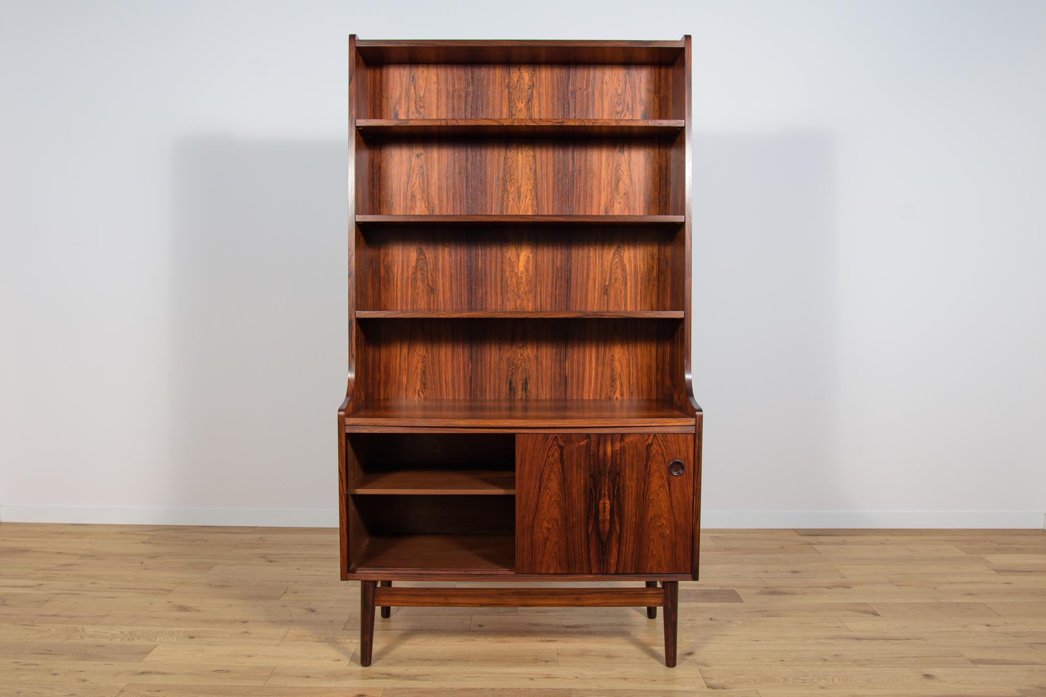 Mid-20th Century Mid-Century Rosewood Shelf by Johannes Sorth for Bornholm, 1960s For Sale