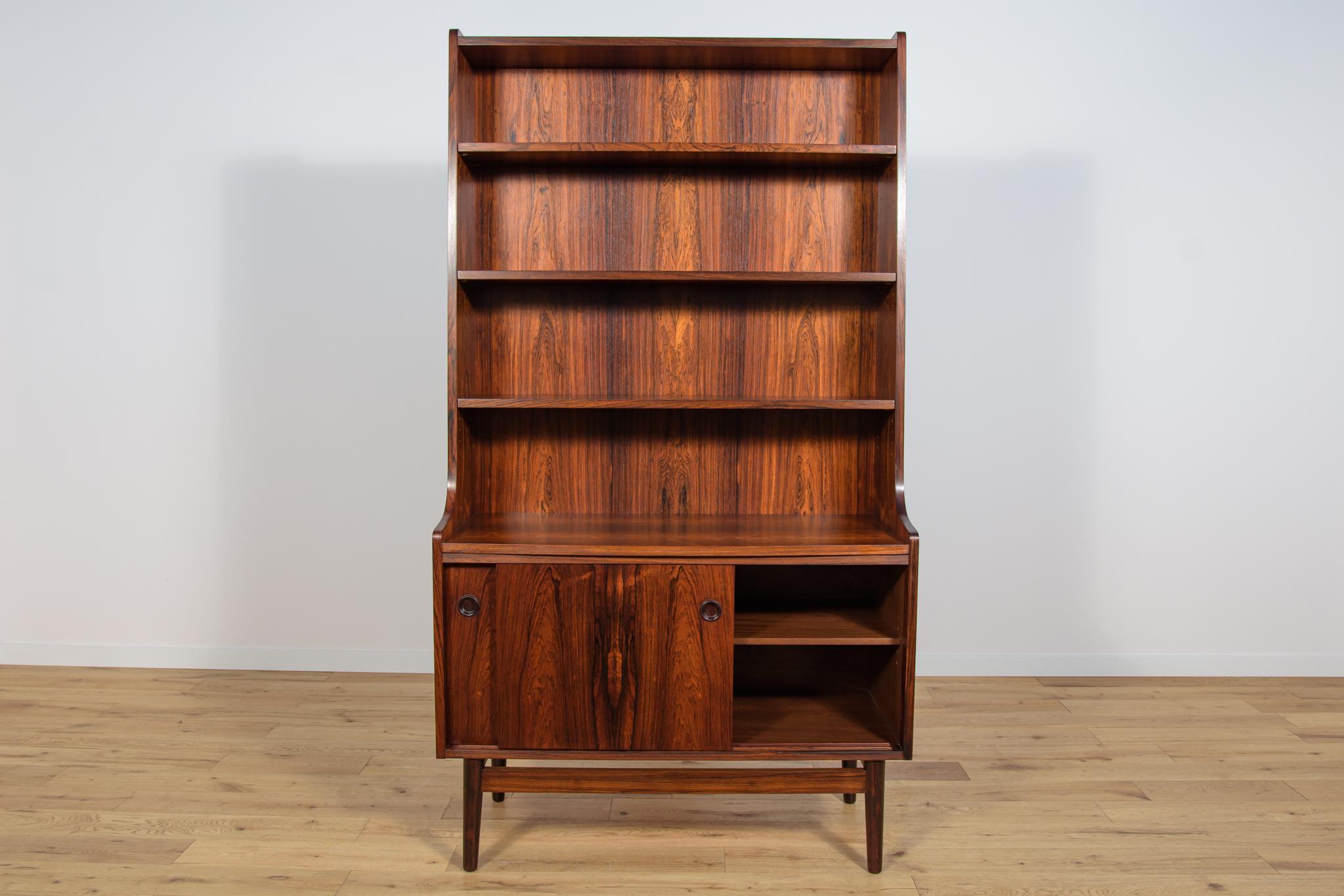 Mid-Century Rosewood Shelf by Johannes Sorth for Bornholm, 1960s For Sale 1