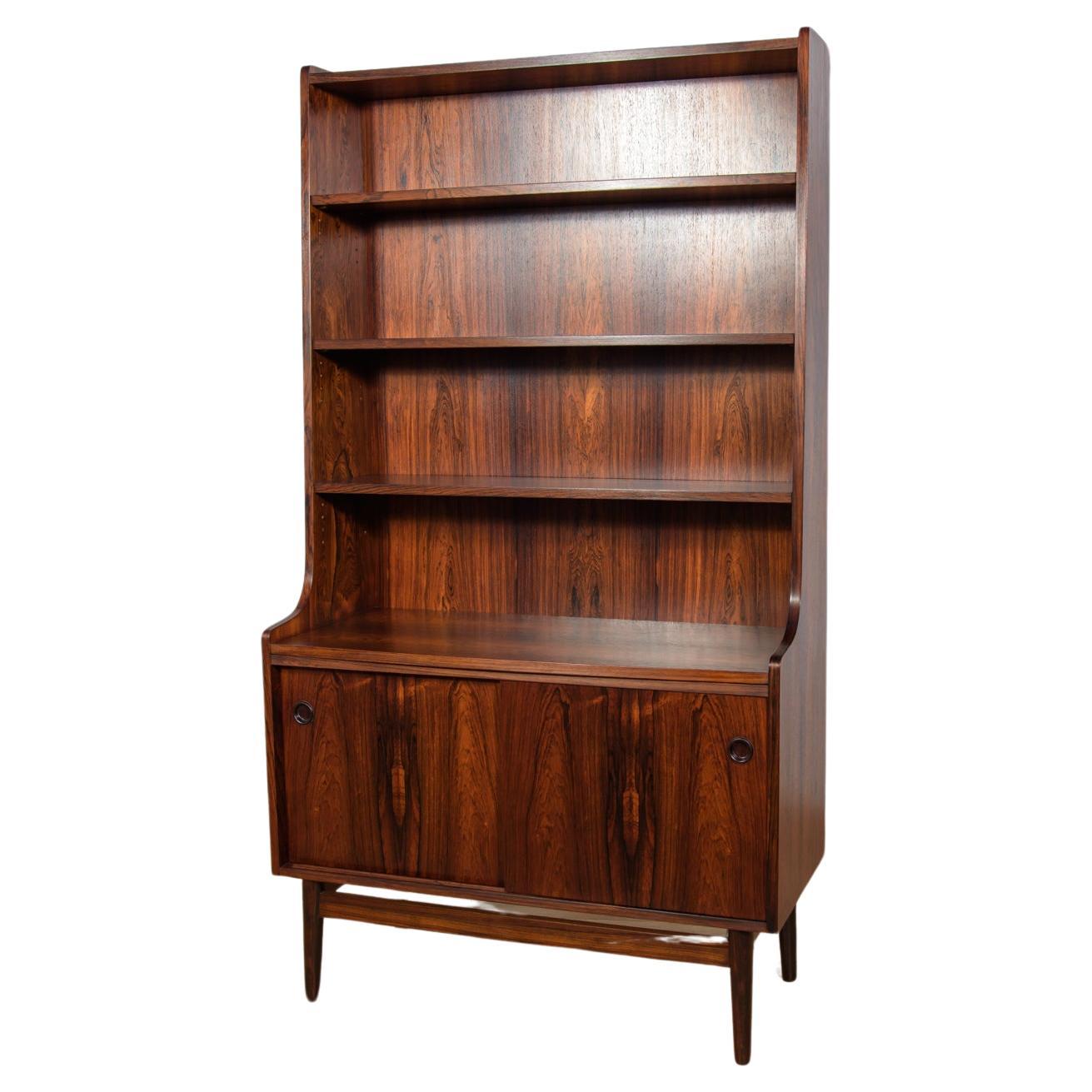 Mid-Century Rosewood Shelf by Johannes Sorth for Bornholm, 1960s For Sale