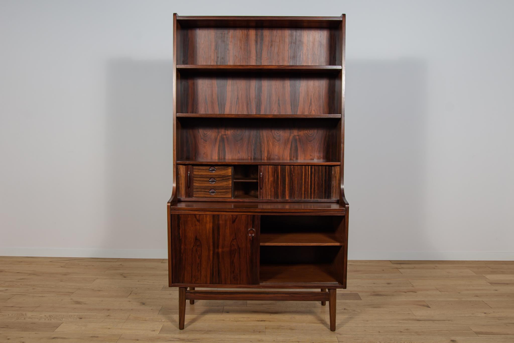 Mid-Century Rosewood Shelf by Johannes Sorth for Bornholm, Denmark, 1960s For Sale 3