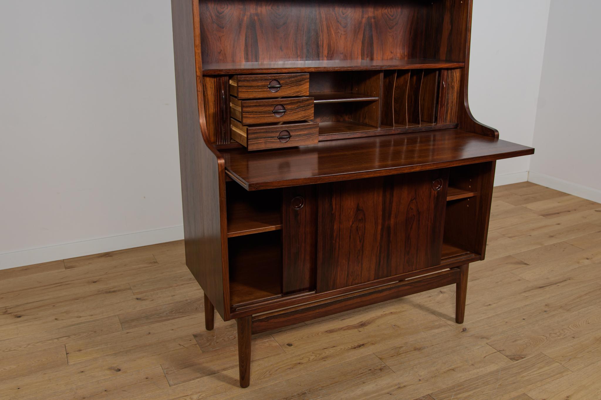 Mid-Century Rosewood Shelf by Johannes Sorth for Bornholm, Denmark, 1960s For Sale 6