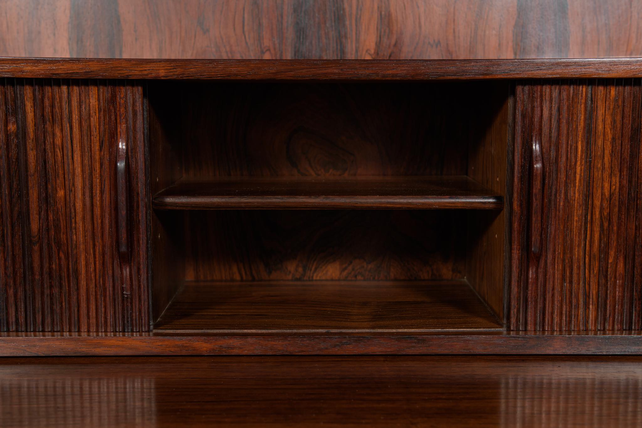 Mid-Century Rosewood Shelf by Johannes Sorth for Bornholm, Denmark, 1960s For Sale 8