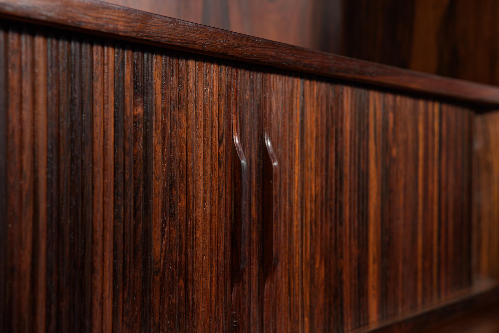 Mid-Century Rosewood Shelf by Johannes Sorth for Bornholm, Denmark, 1960s For Sale 10