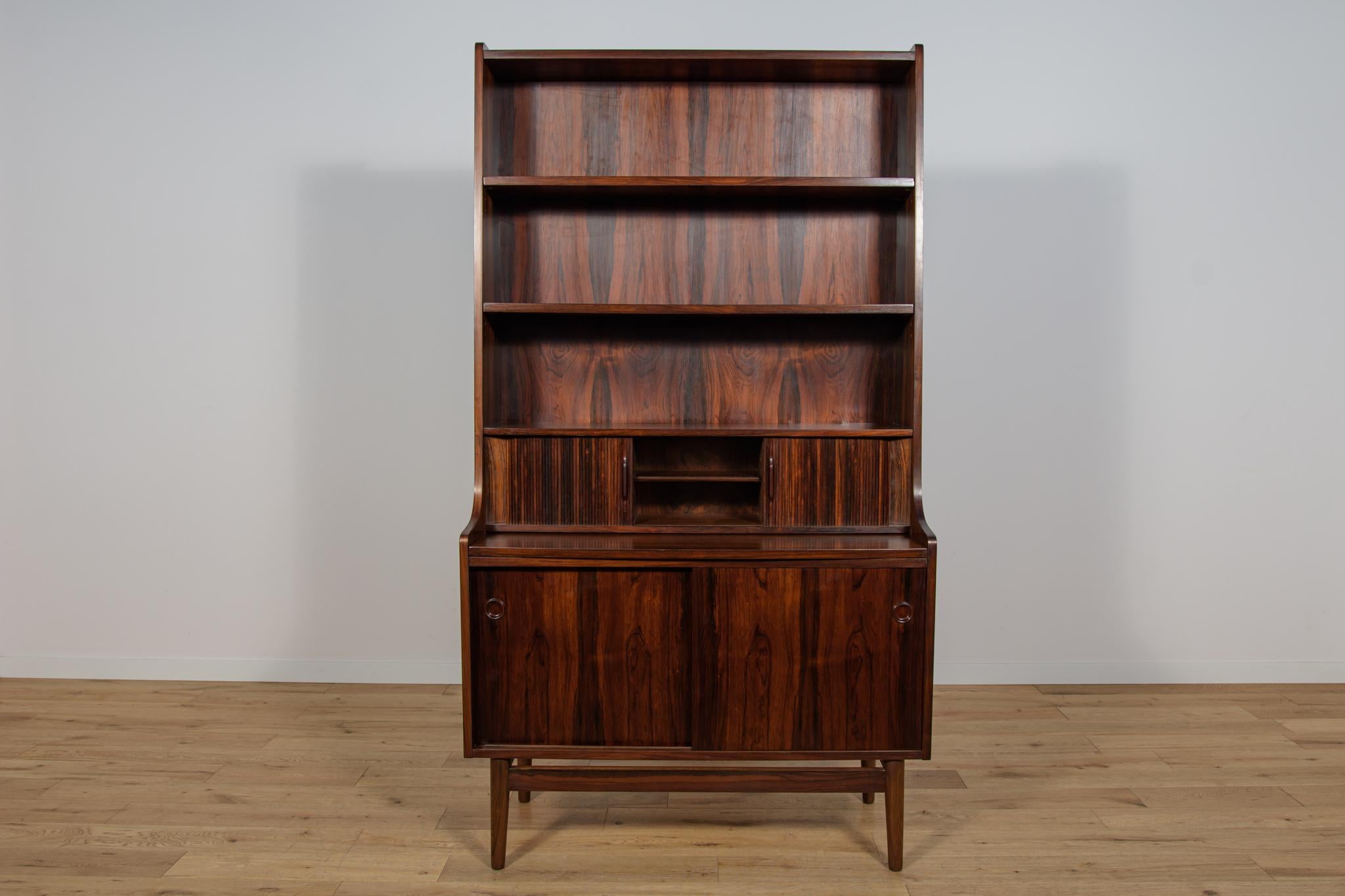 Danish Mid-Century Rosewood Shelf by Johannes Sorth for Bornholm, Denmark, 1960s For Sale