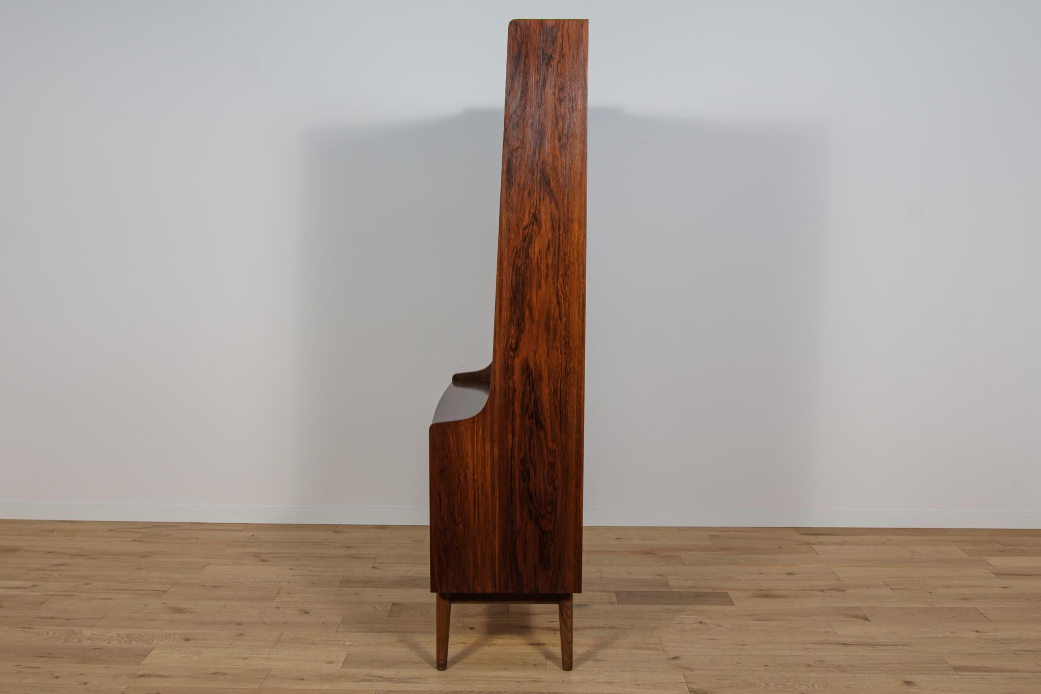 Woodwork Mid-Century Rosewood Shelf by Johannes Sorth for Bornholm, Denmark, 1960s For Sale