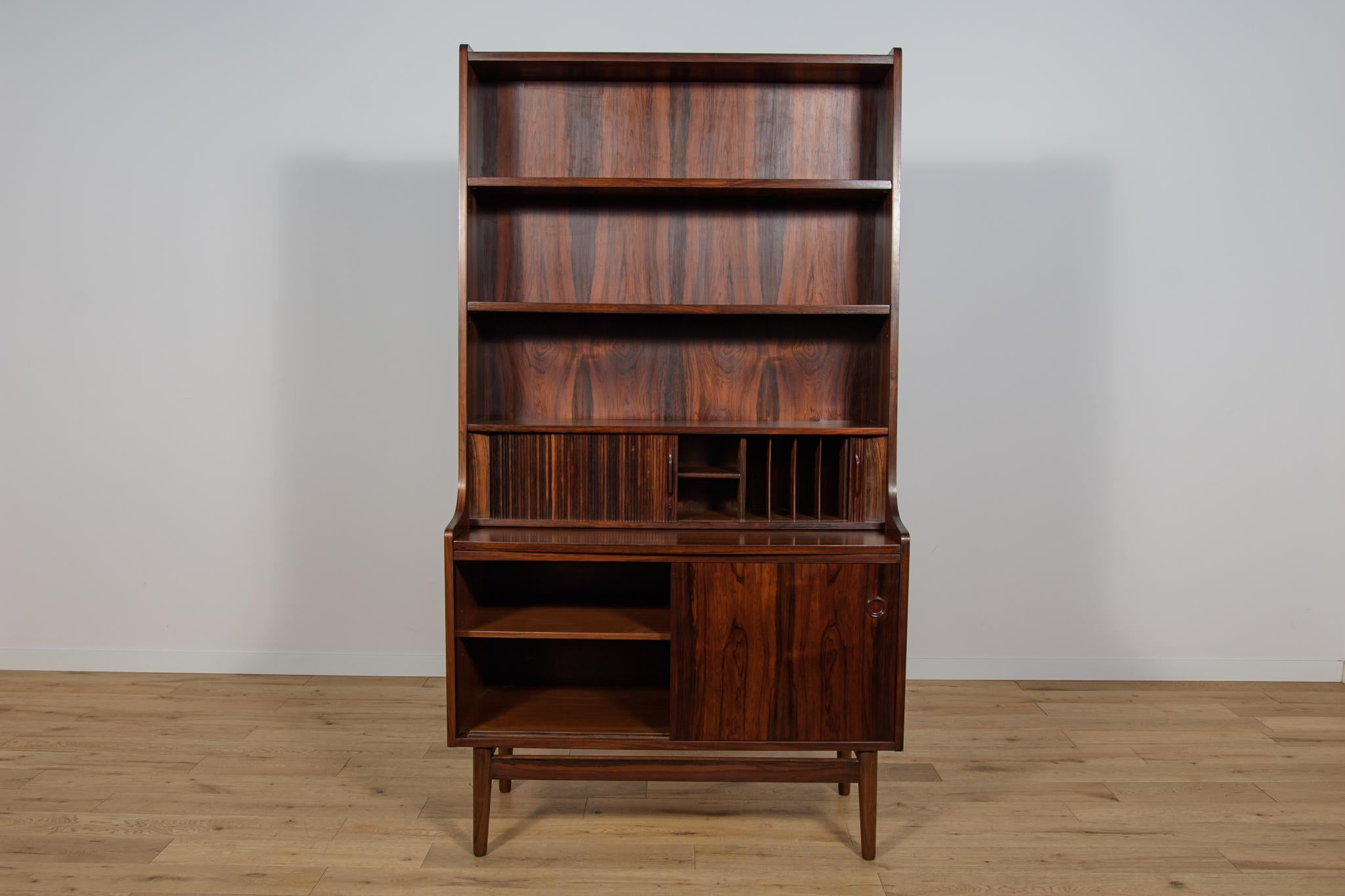 Mid-Century Rosewood Shelf by Johannes Sorth for Bornholm, Denmark, 1960s For Sale 2