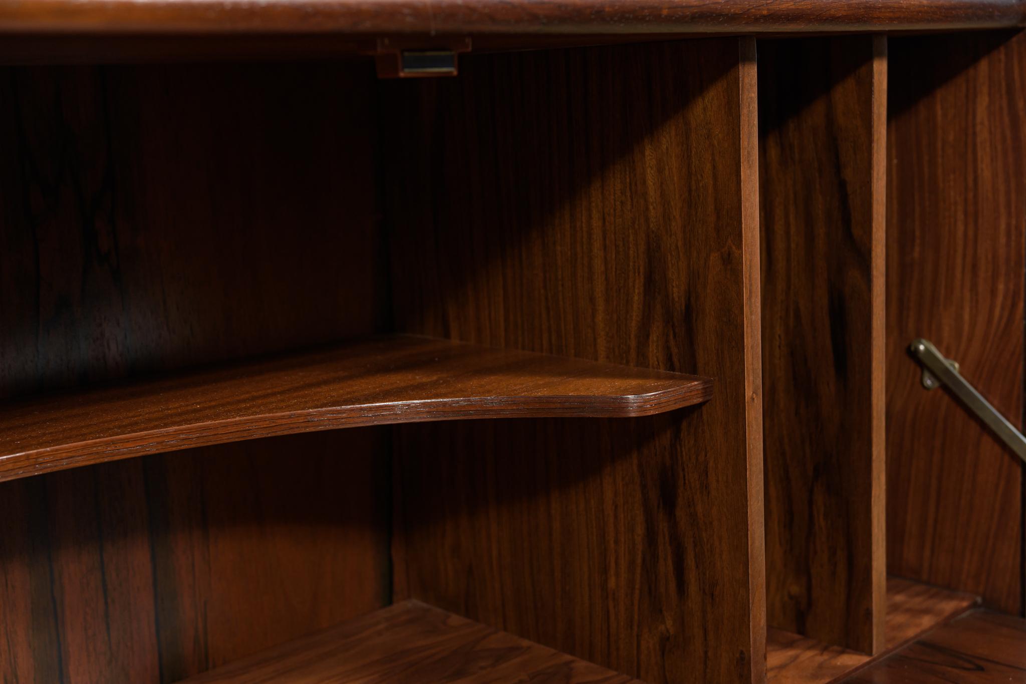 Mid-Century Rosewood Shelf, Denmark, 1970s For Sale 2