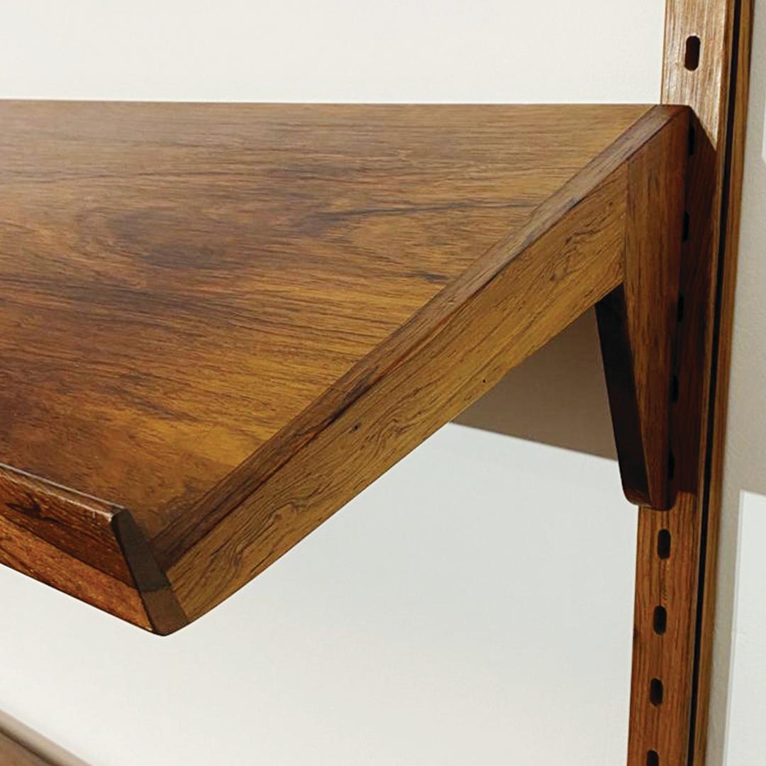 Other NILS JONNSON  Mid Century 'Domi 9' Modular Rosewood Shelving system, 1960's For Sale