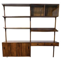 Nils Jonsson Mid Century Rosewood Shelving system, magnificent condition.