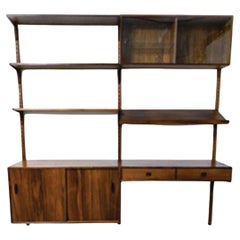 Nils Jonsson Mid Century Rosewood Shelving system, magnifique condition.