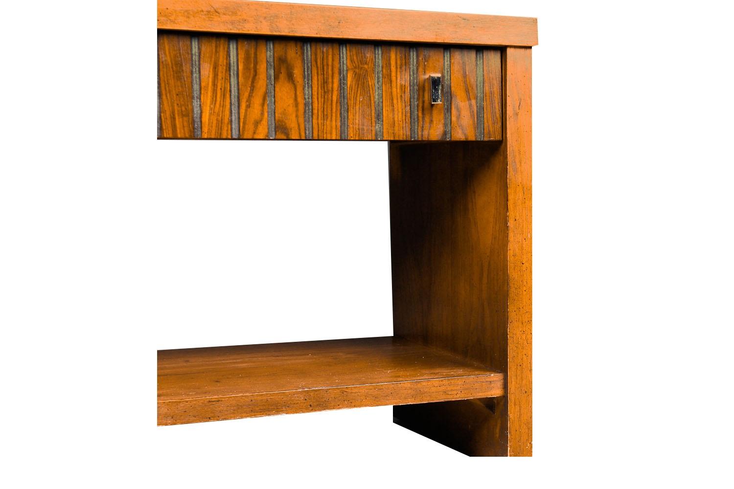 Mid Century Rosewood Side End Table Lane Tower Suite For Sale 2