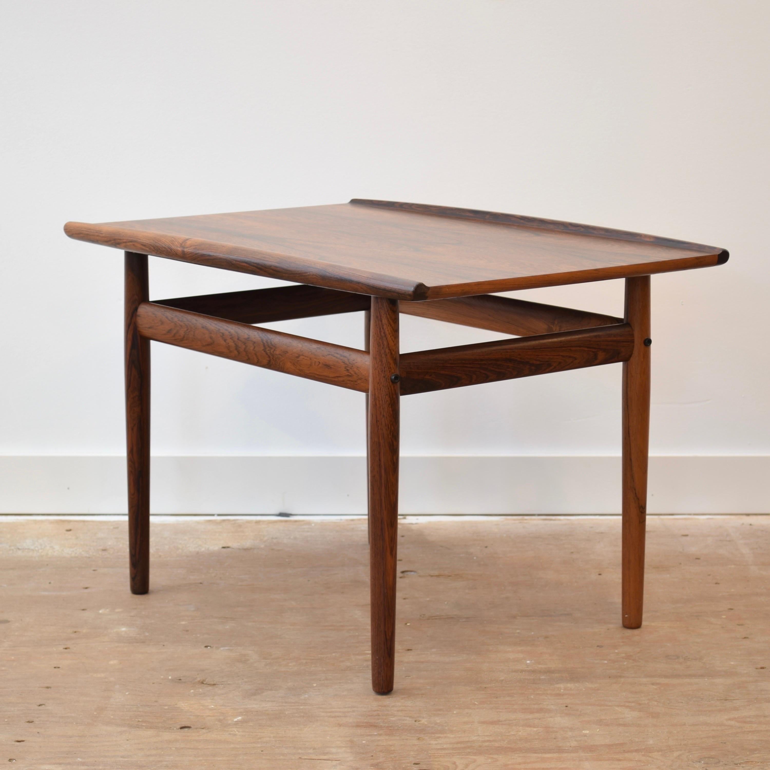 Mid Century Rosewood Side Table Set by Glostrup Møbelfabrik  For Sale 4