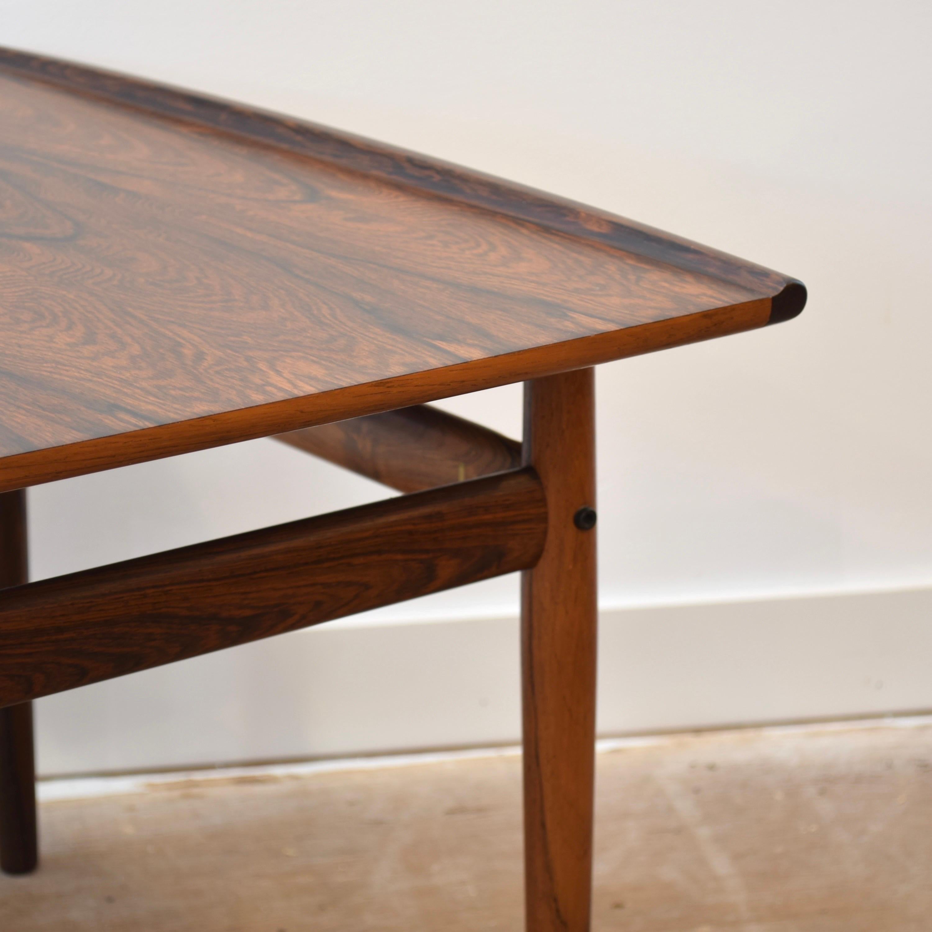 Mid Century Rosewood Side Table Set by Glostrup Møbelfabrik  For Sale 8