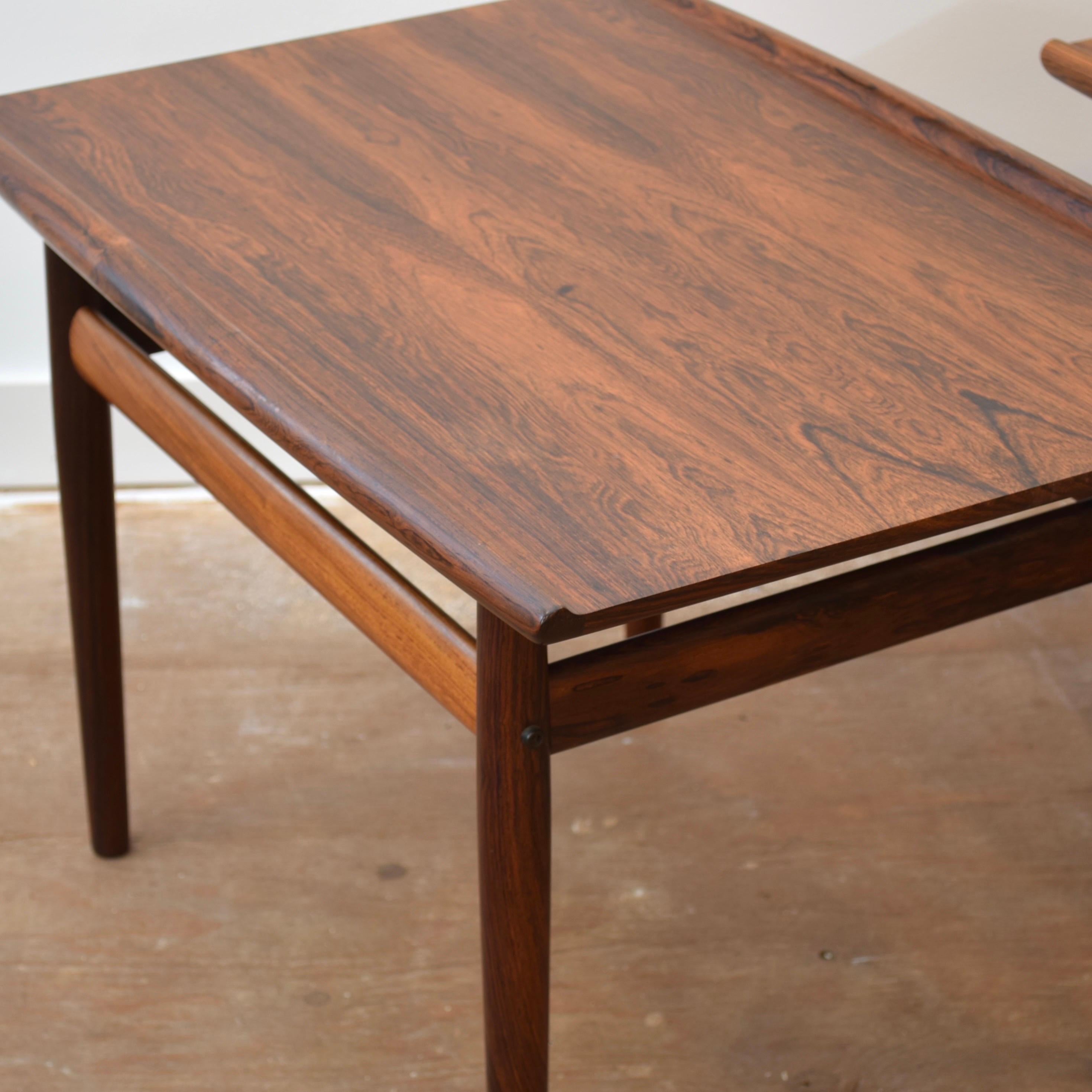 Mid Century Rosewood Side Table Set by Glostrup Møbelfabrik  1