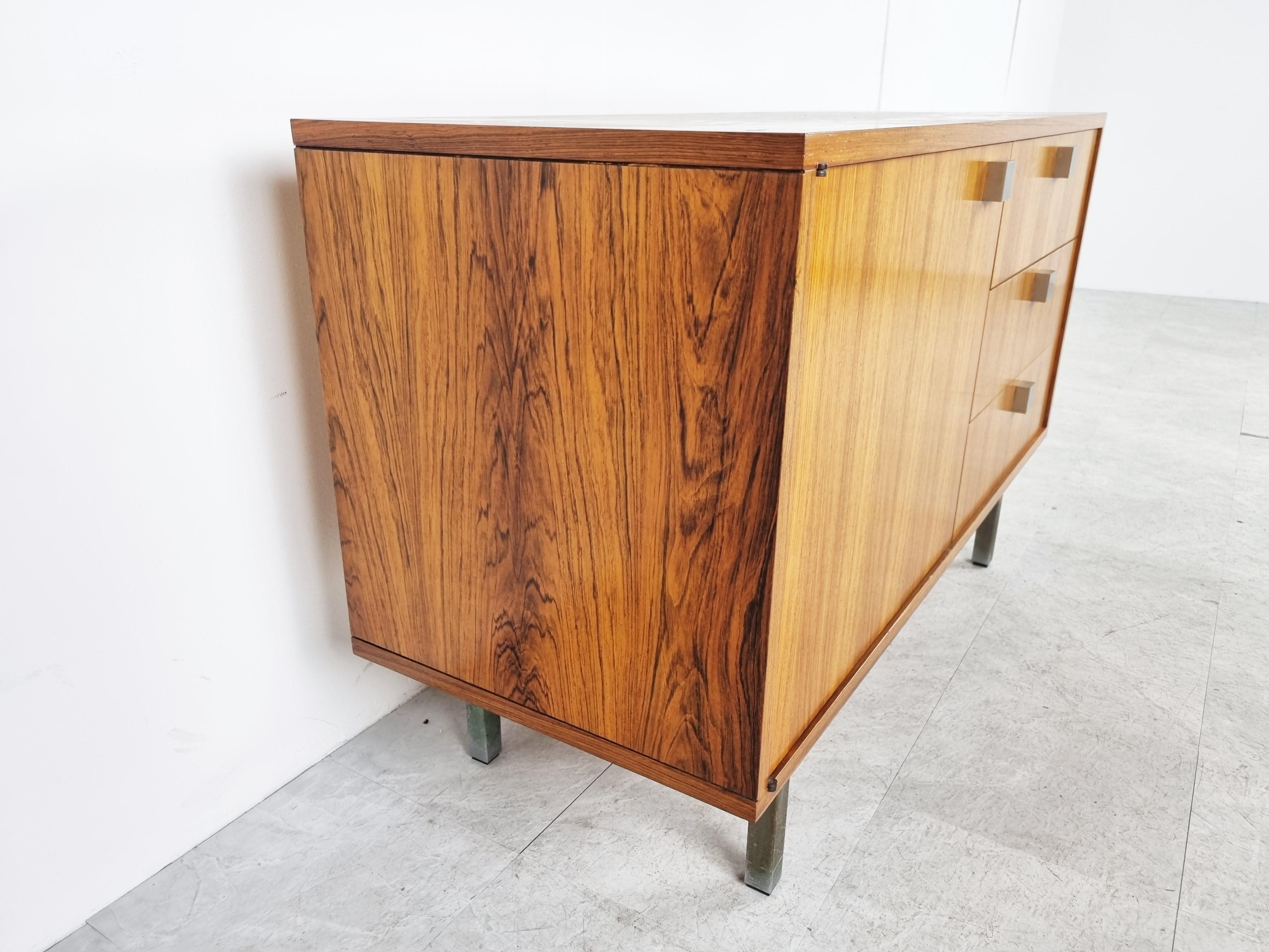 Mid Century Rosewood Sideboard by Alfred Hendrickx, 1960s 3