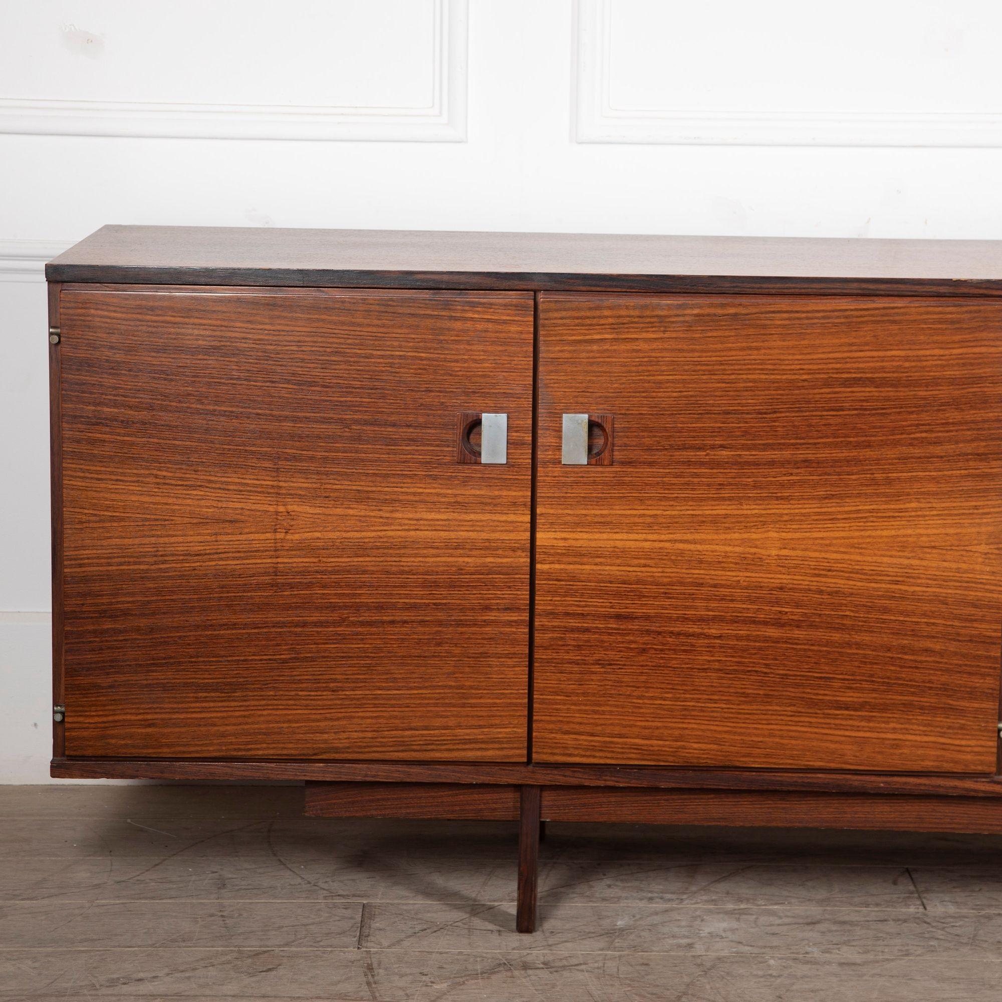 Mid-Century Rosewood Sideboard In Good Condition For Sale In Gloucestershire, GB