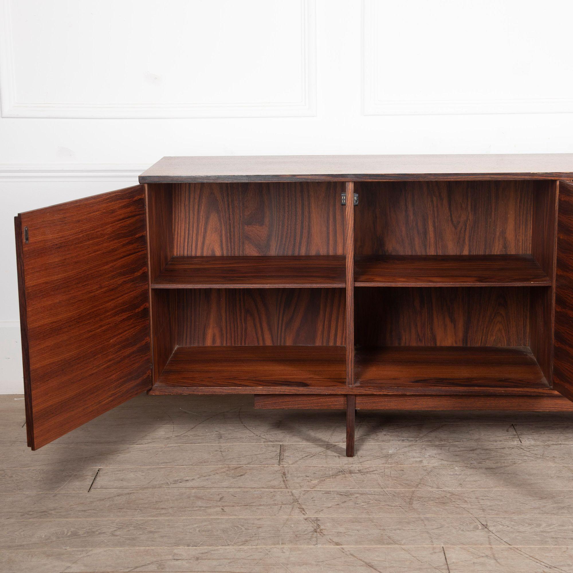 Mid-Century Rosewood Sideboard For Sale 2