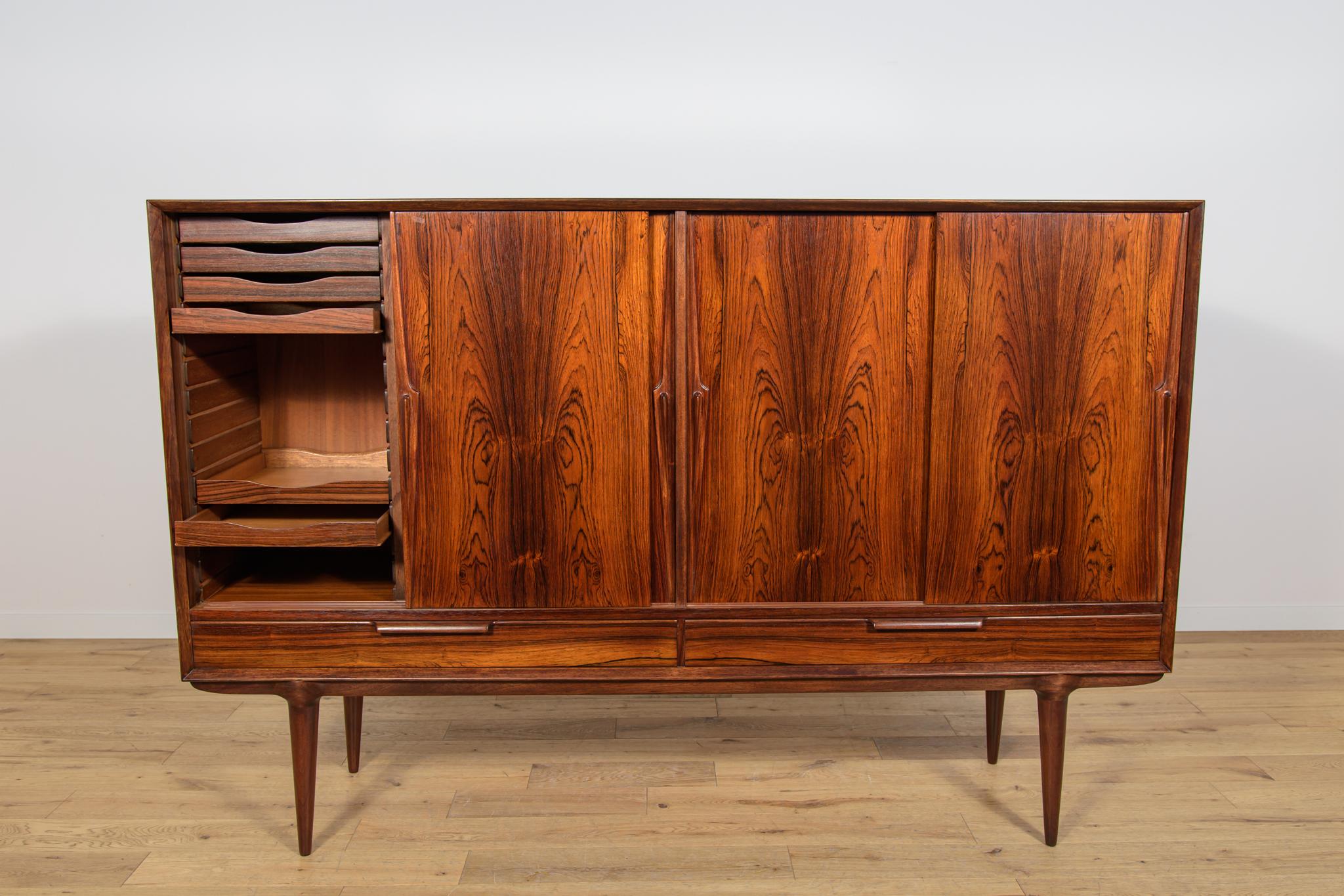 Credenza in legno di palissandro di metà secolo Model 13 di G. Omann per Omann Jun, Danimarca, 1960 in vendita 2