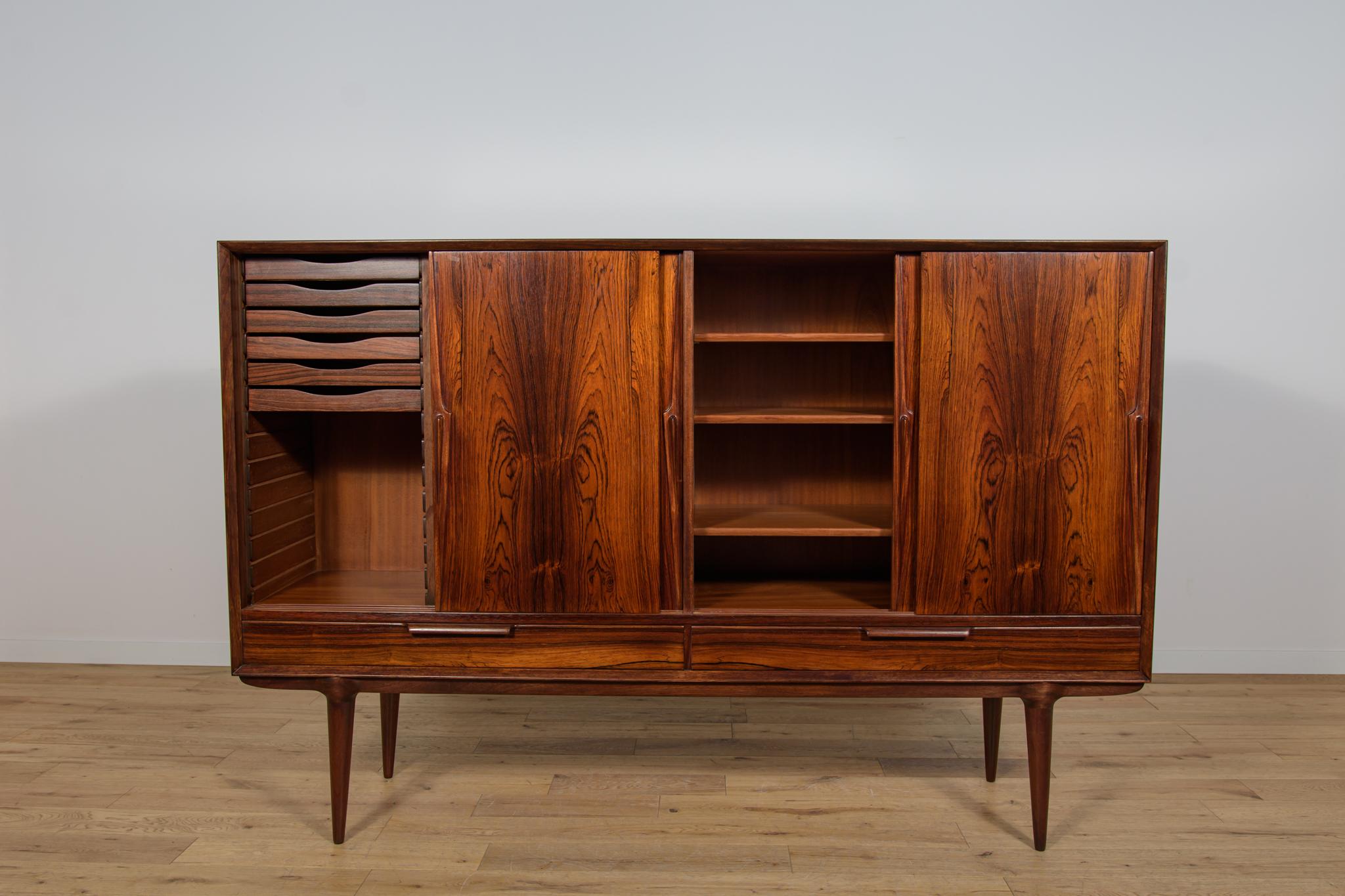 Credenza in legno di palissandro di metà secolo Model 13 di G. Omann per Omann Jun, Danimarca, 1960 in vendita 4