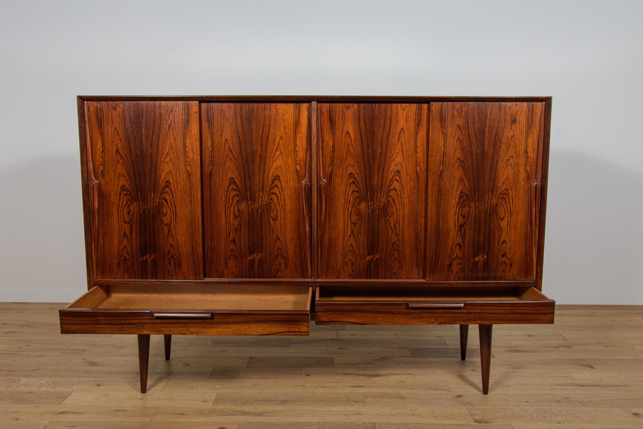Credenza in legno di palissandro di metà secolo Model 13 di G. Omann per Omann Jun, Danimarca, 1960 in vendita 8