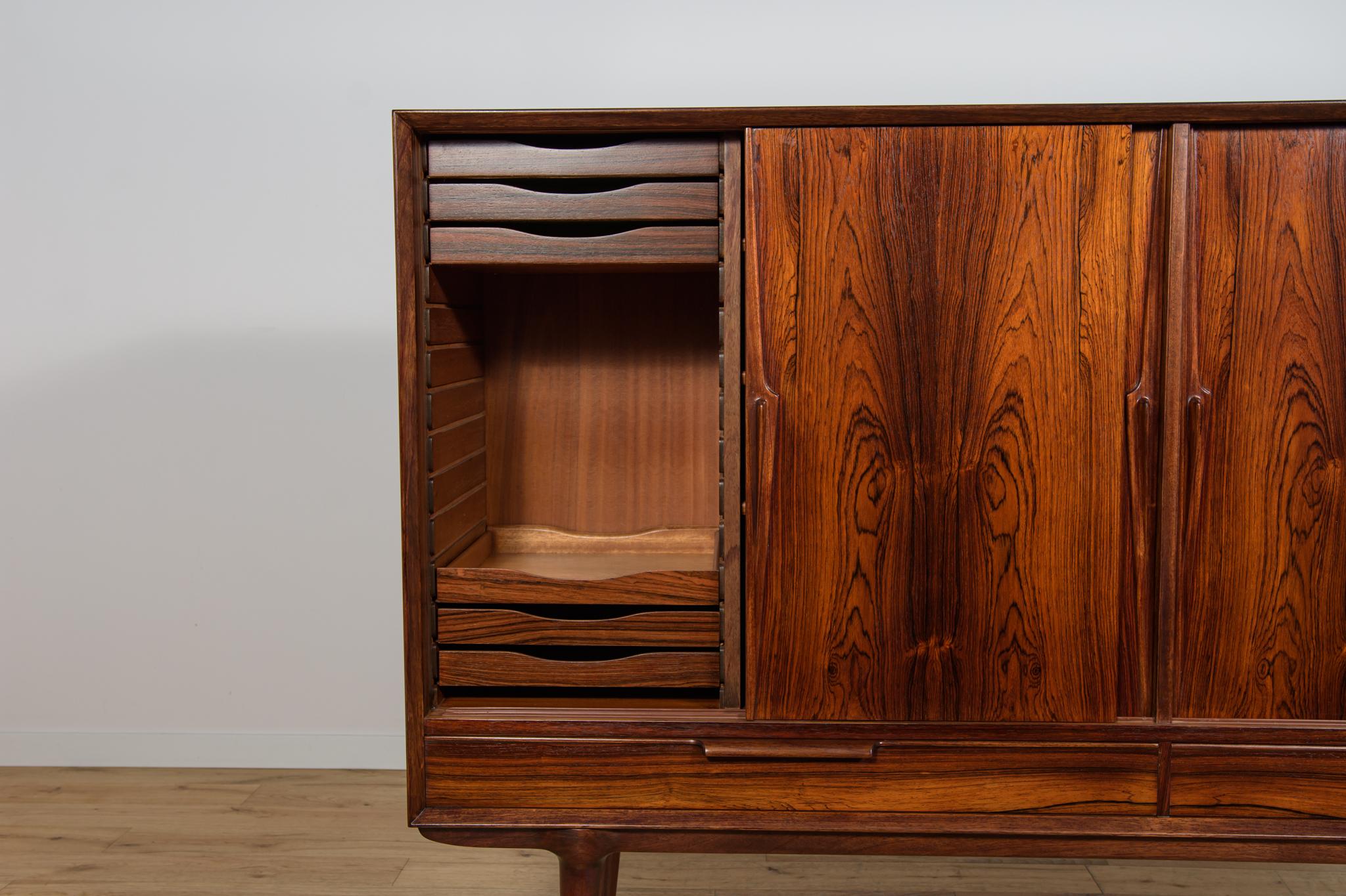Credenza in legno di palissandro di metà secolo Model 13 di G. Omann per Omann Jun, Danimarca, 1960 in vendita 11