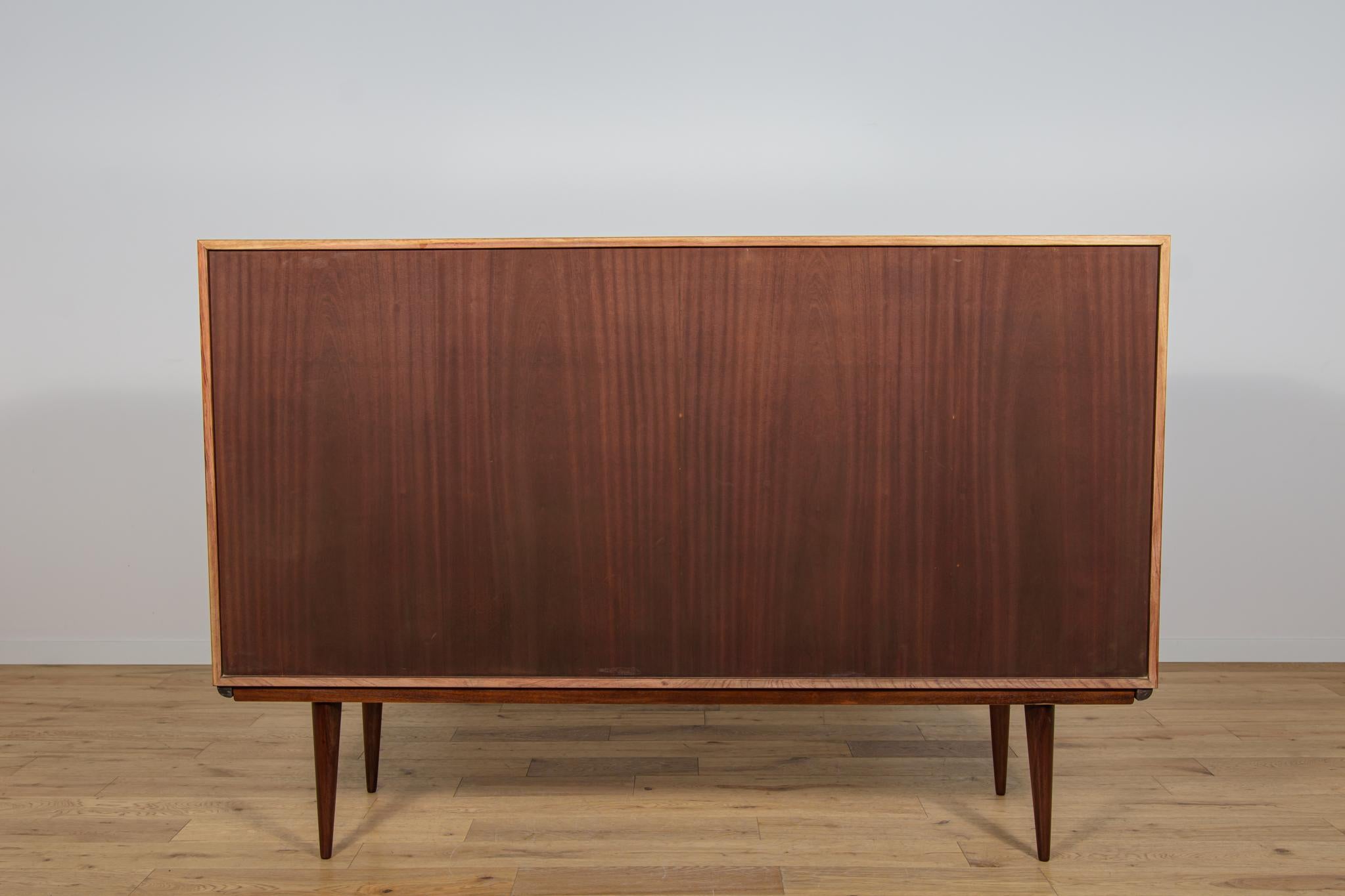 Falegnameria Credenza in legno di palissandro di metà secolo Model 13 di G. Omann per Omann Jun, Danimarca, 1960 in vendita