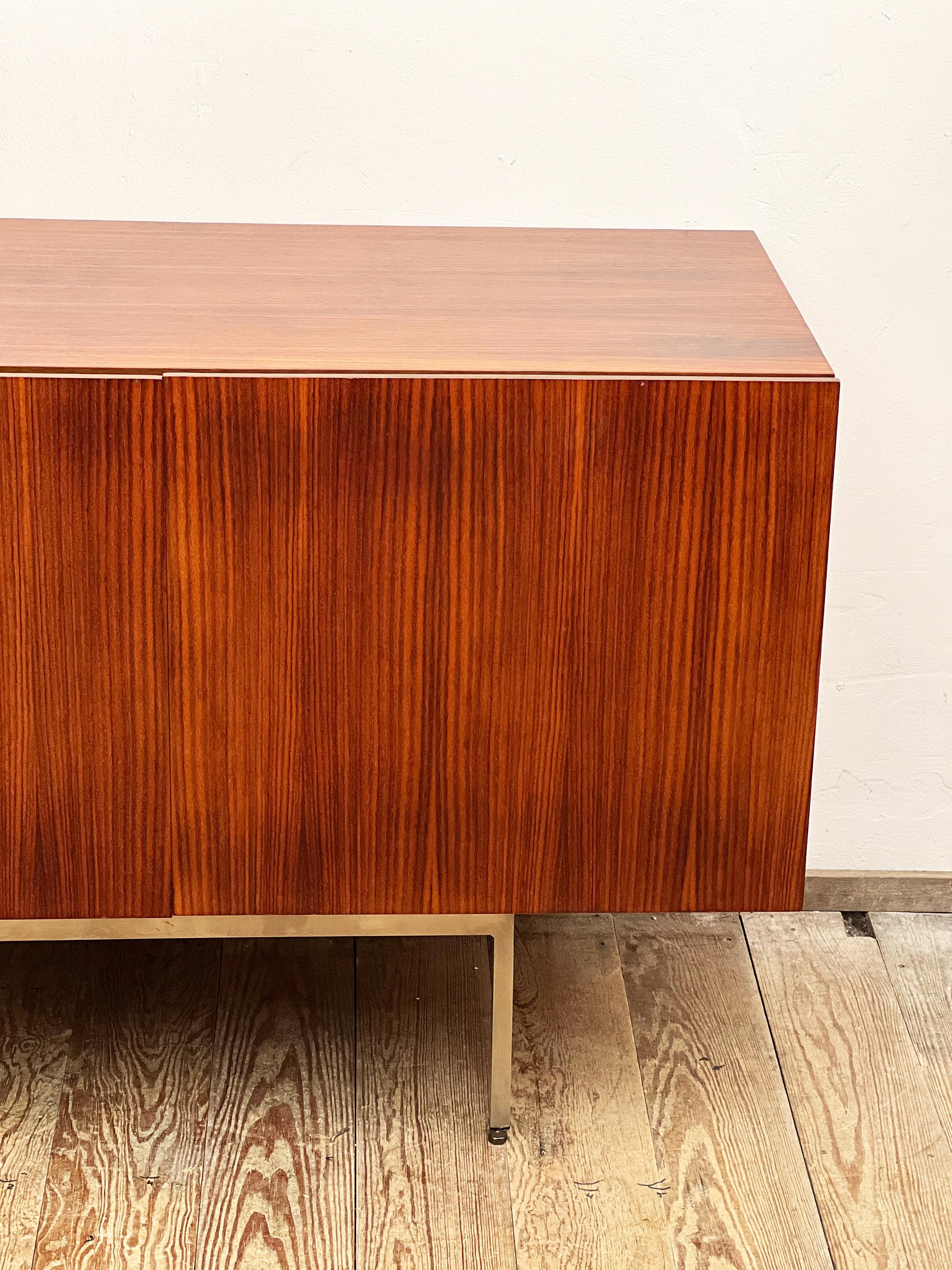 Mid Century Rosewood Sideboard or Credenza by Dieter Waeckerlin, Behr, Germany In Good Condition In München, Bavaria