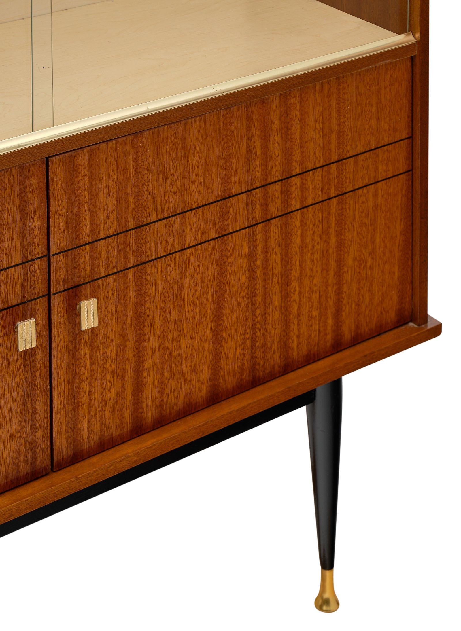 Mid-20th Century Mid-Century Rosewood Silver Cabinet