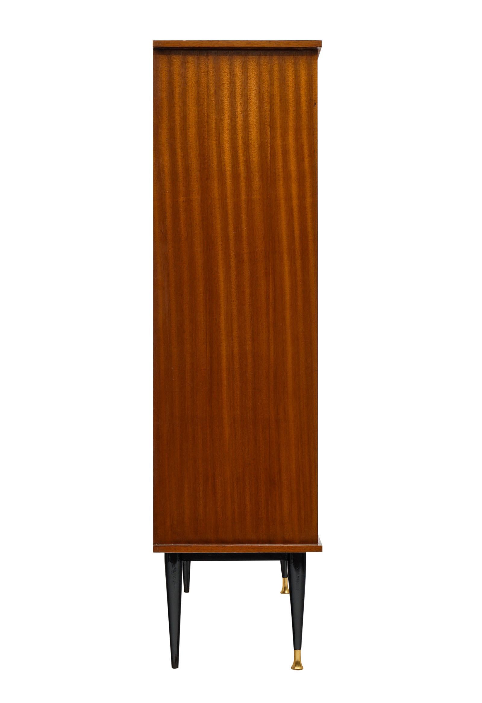Mid-Century Rosewood Silver Cabinet 2