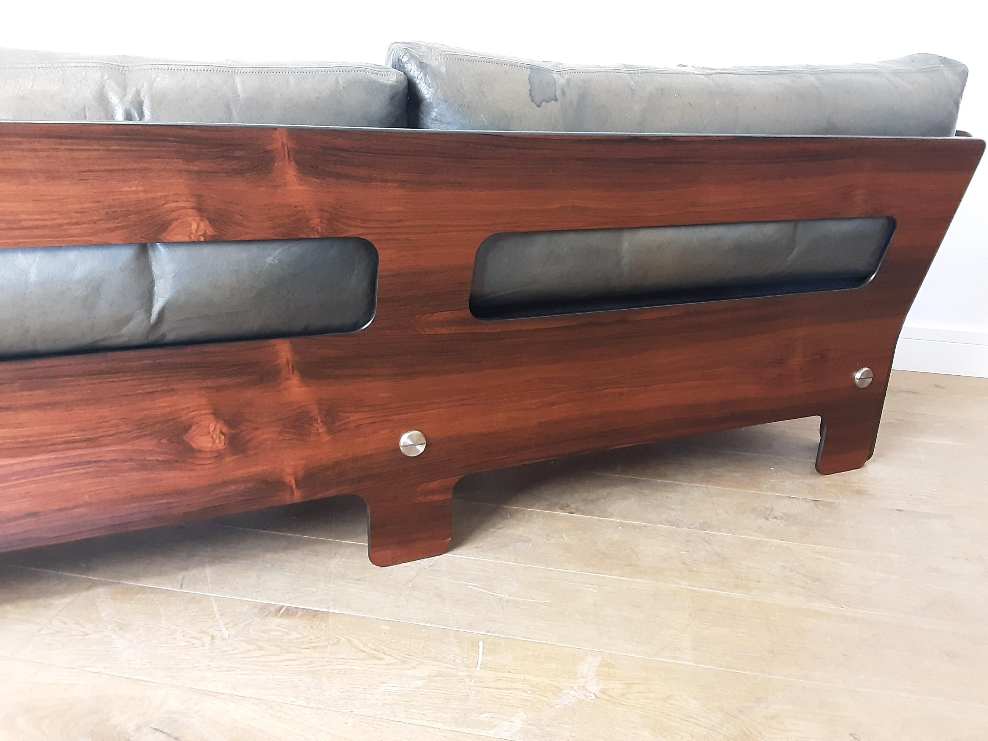 Midcentury Rosewood Sofa by Sigurd Ressell for Vatne Møbler For Sale 6