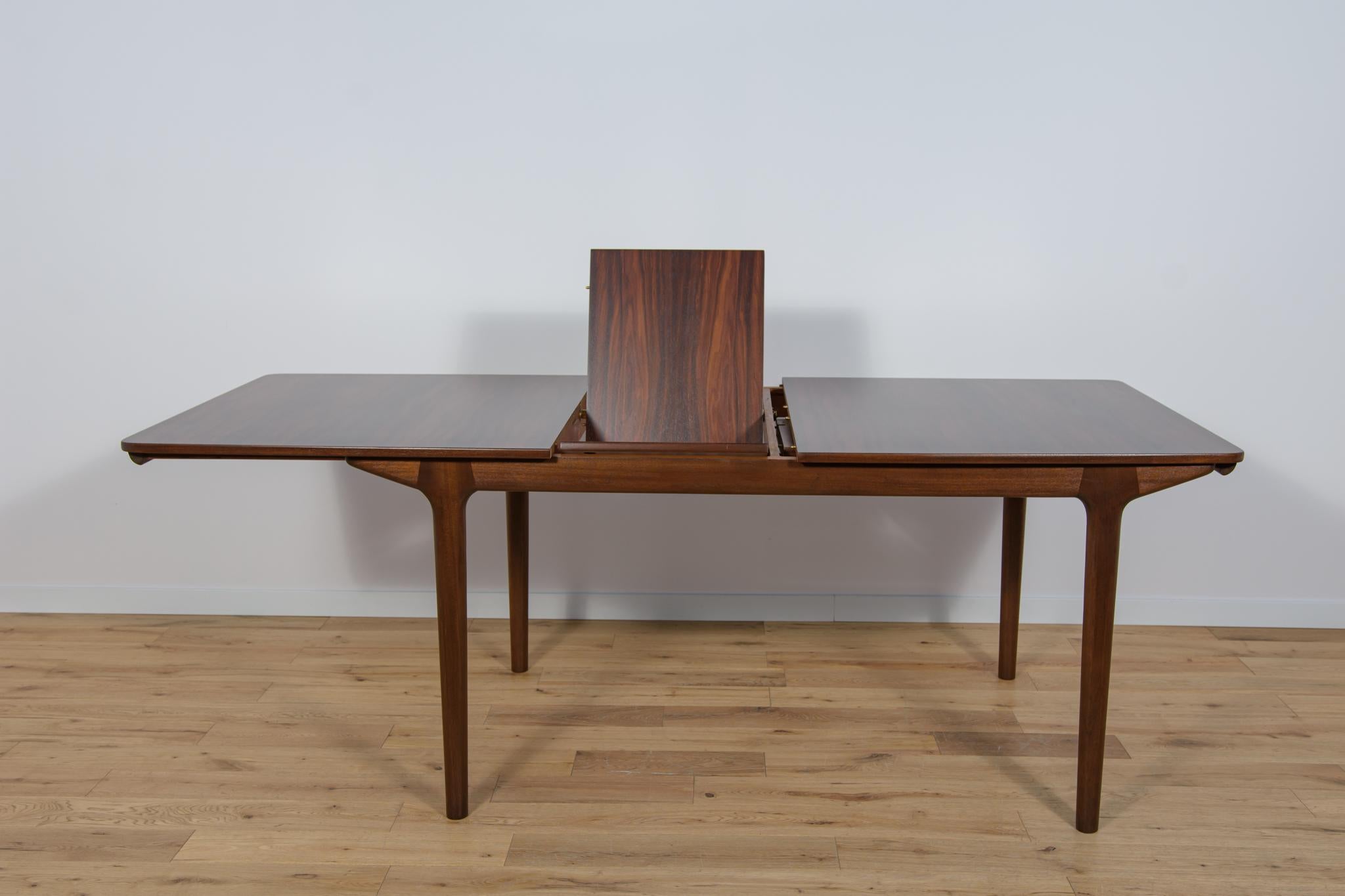 Mid-Century Rosewood & Teak Extendable Dining Table from McIntosh, Great Britain 2