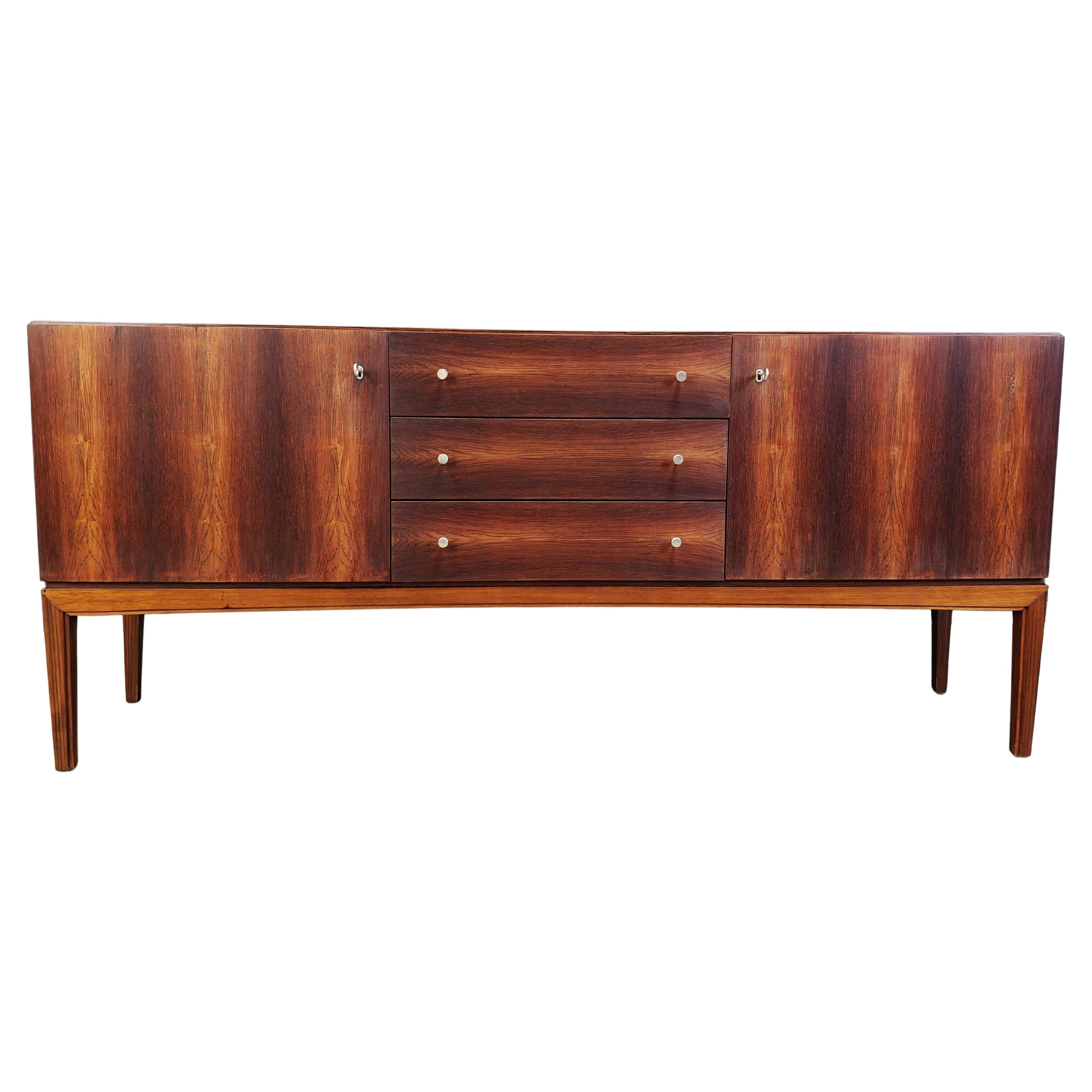 Mid century rosewood veneer sideboard, 1960s